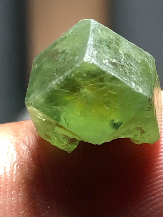 15.13 ct Vivid Green Demantoid Garnet Rough | Untreated Crystal