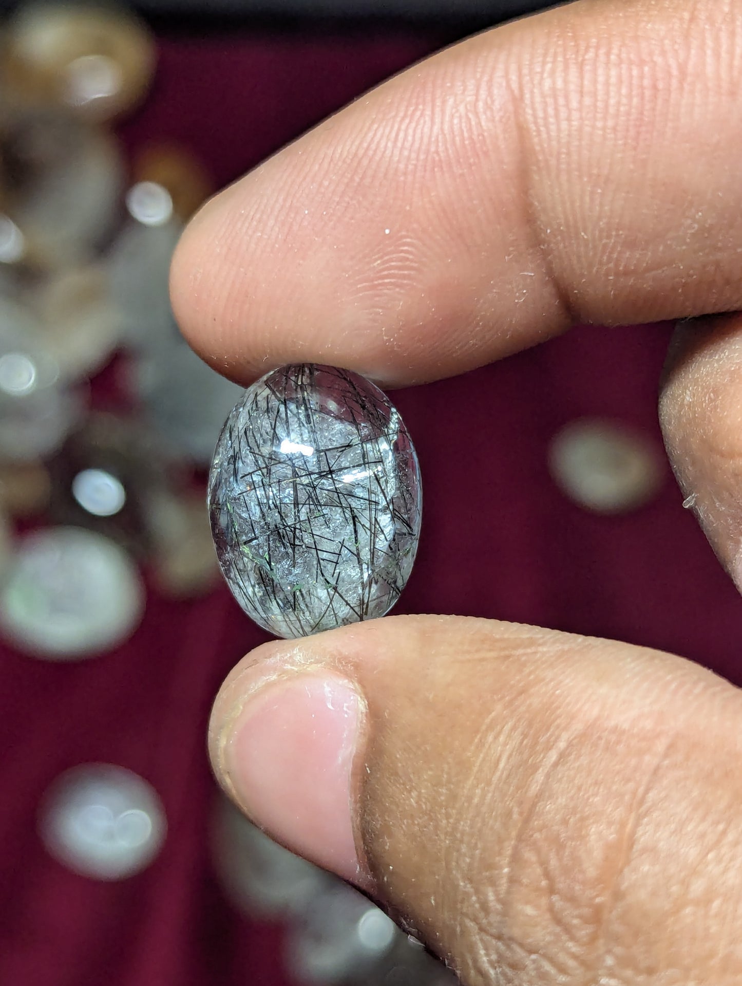 natural clear mohe najaf gemstone