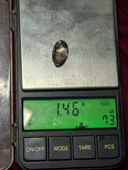 natural clear quartz ring gem