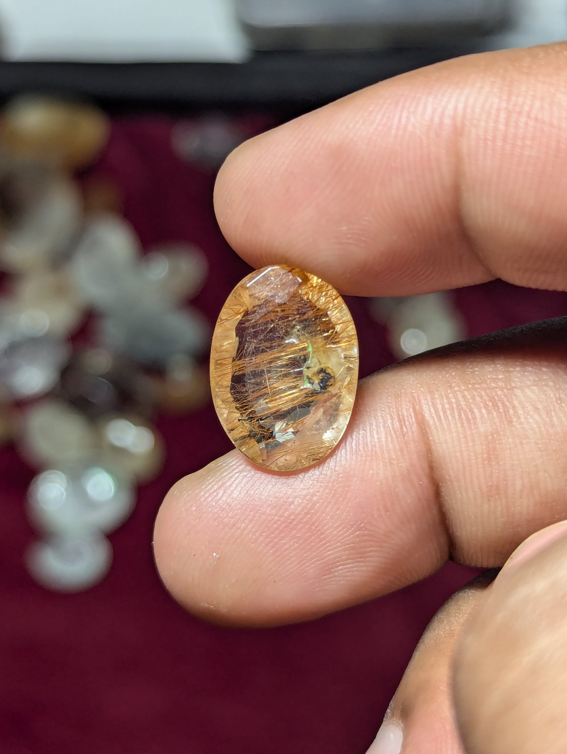 natural clear mohe najaf gemstone
