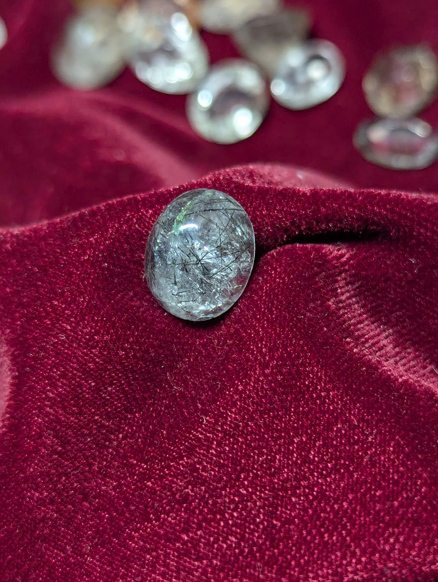 natural quartz gemstone close view
