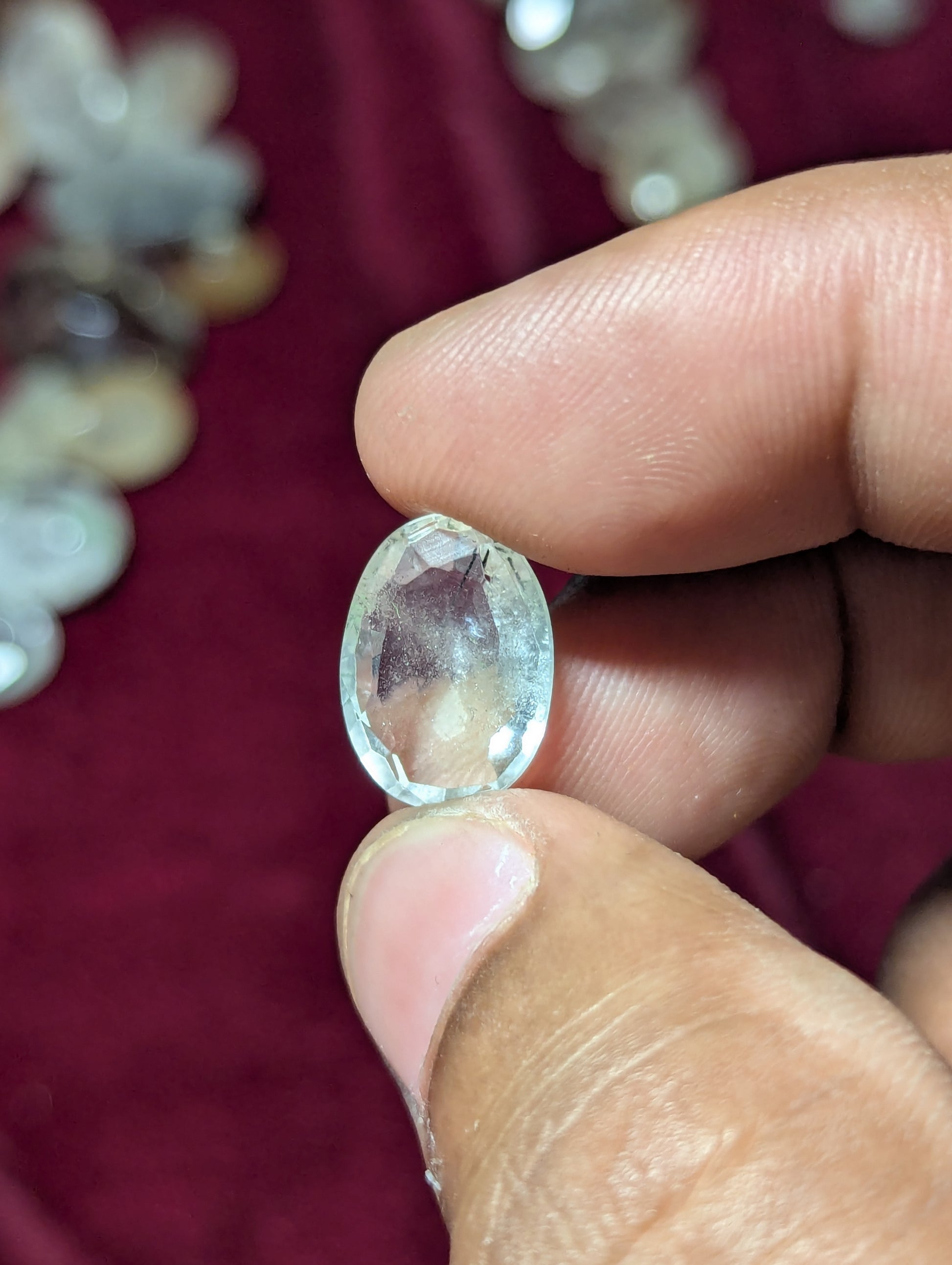 natural small quartz gemstone