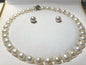 Natural Pearl Necklace | 11mm Pearls Jewelry Set