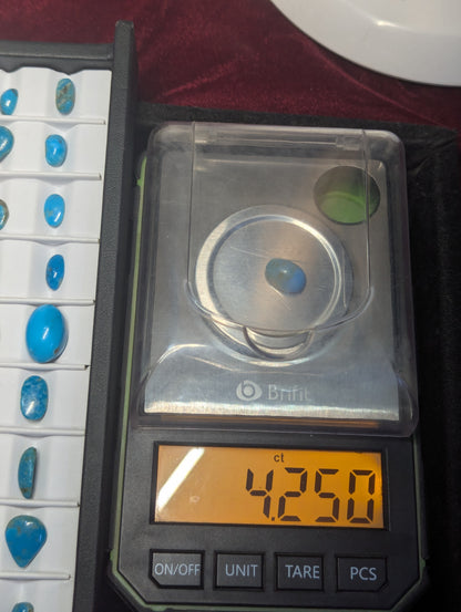 polished feroza cabochon