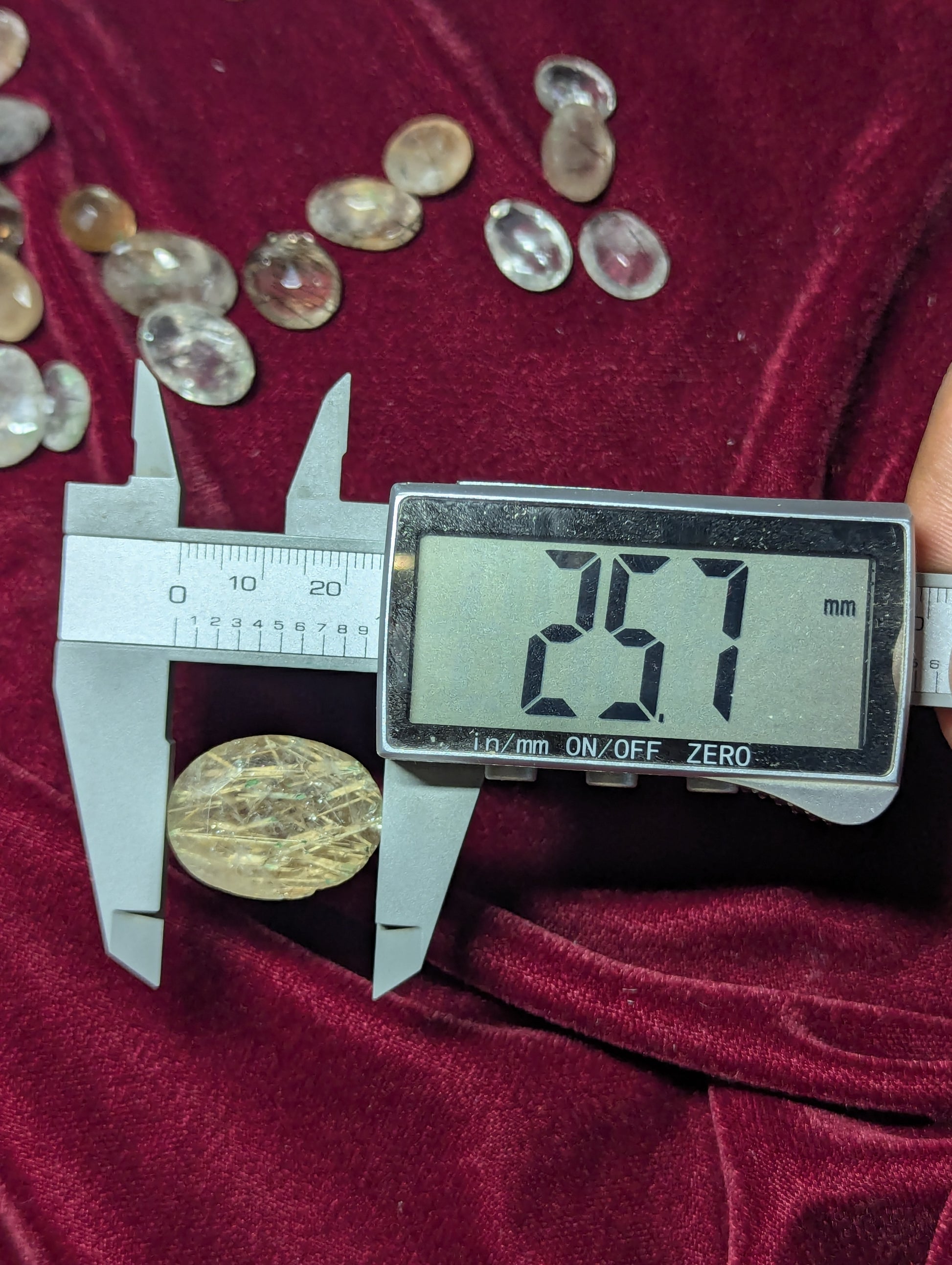 polished large quartz gemstone