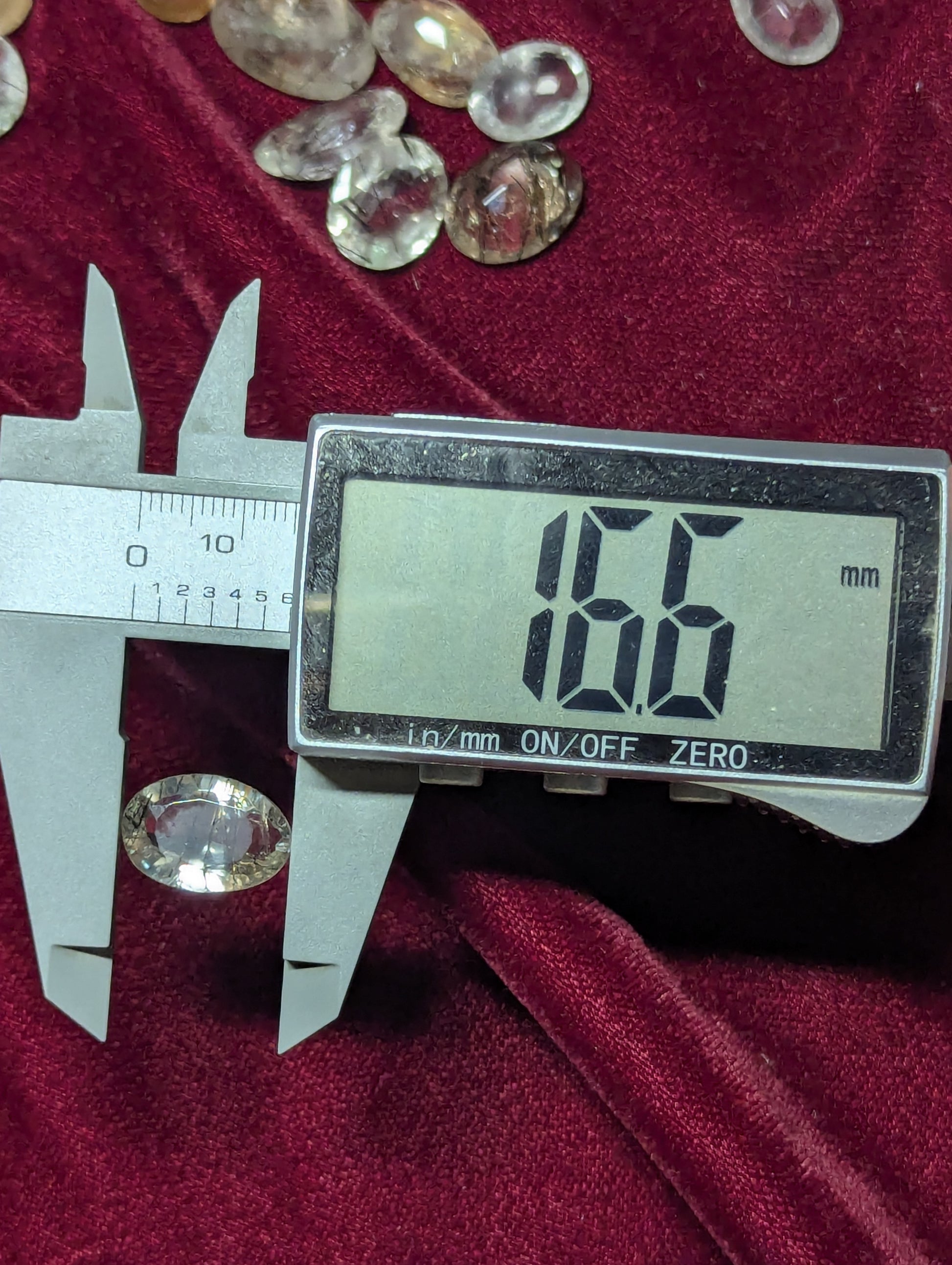 polished quartz jewelry stone