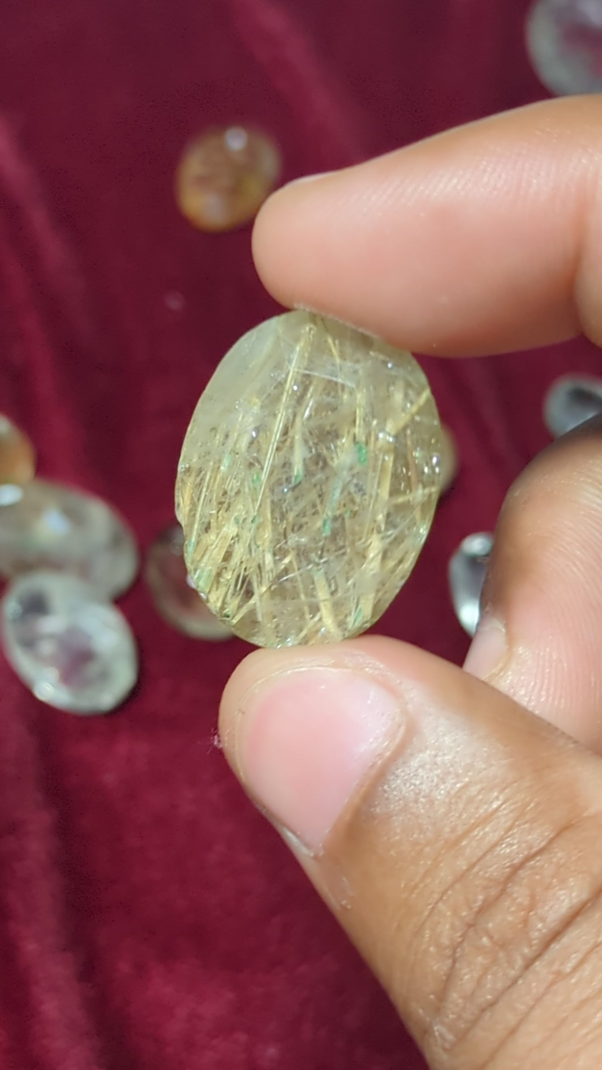 high clarity quartz gem