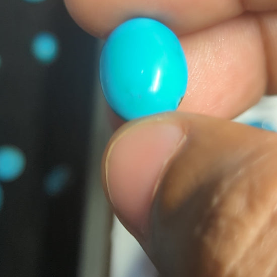 certified turquoise gemstone close up