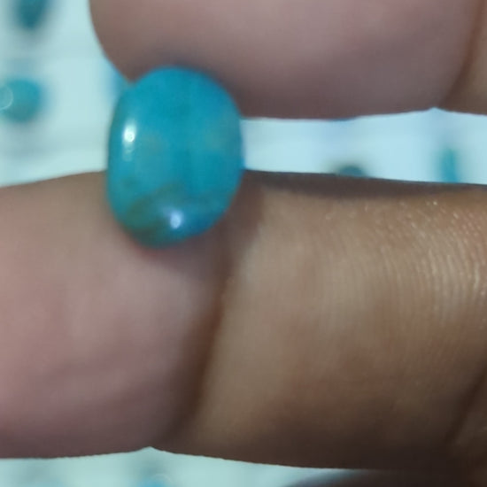 polished feroza cabochon