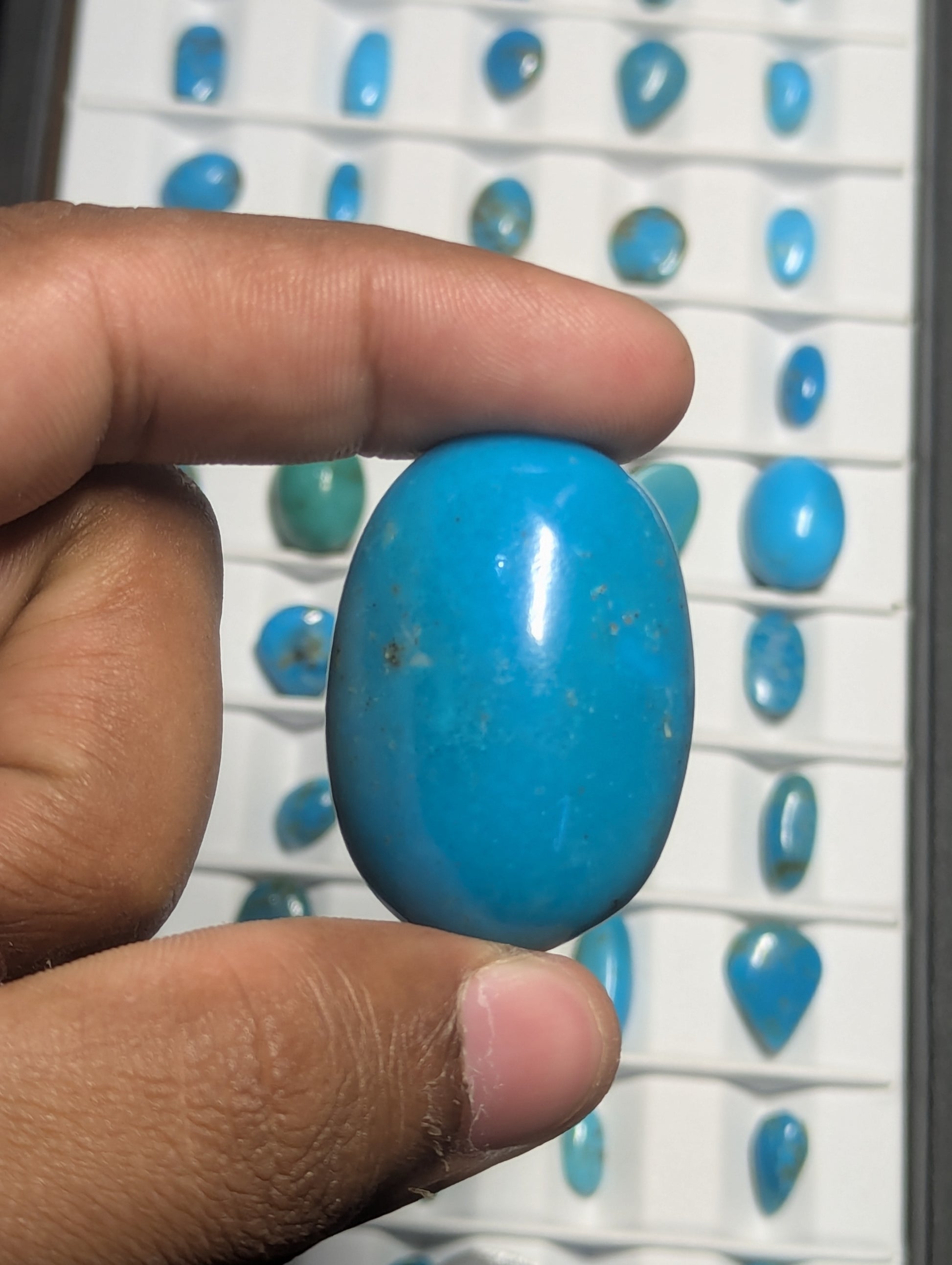 large feroza stone close up