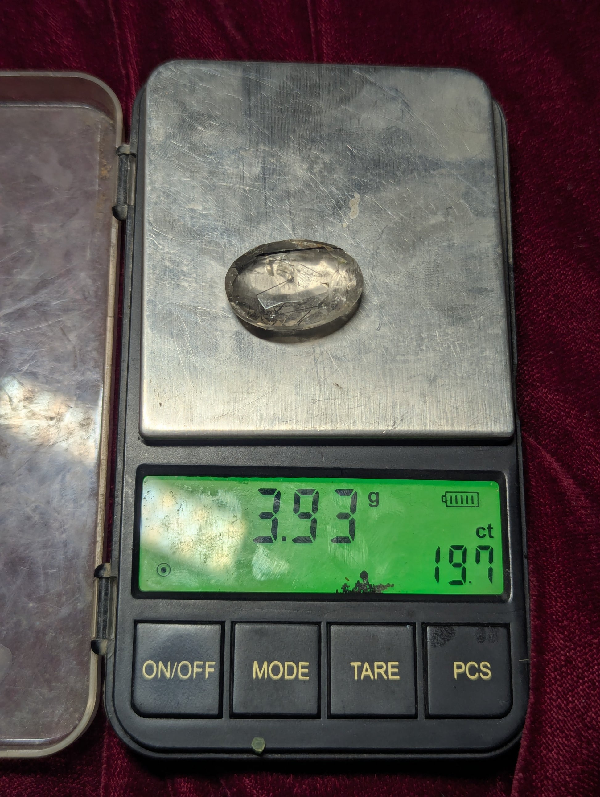 untreated quartz gemstone