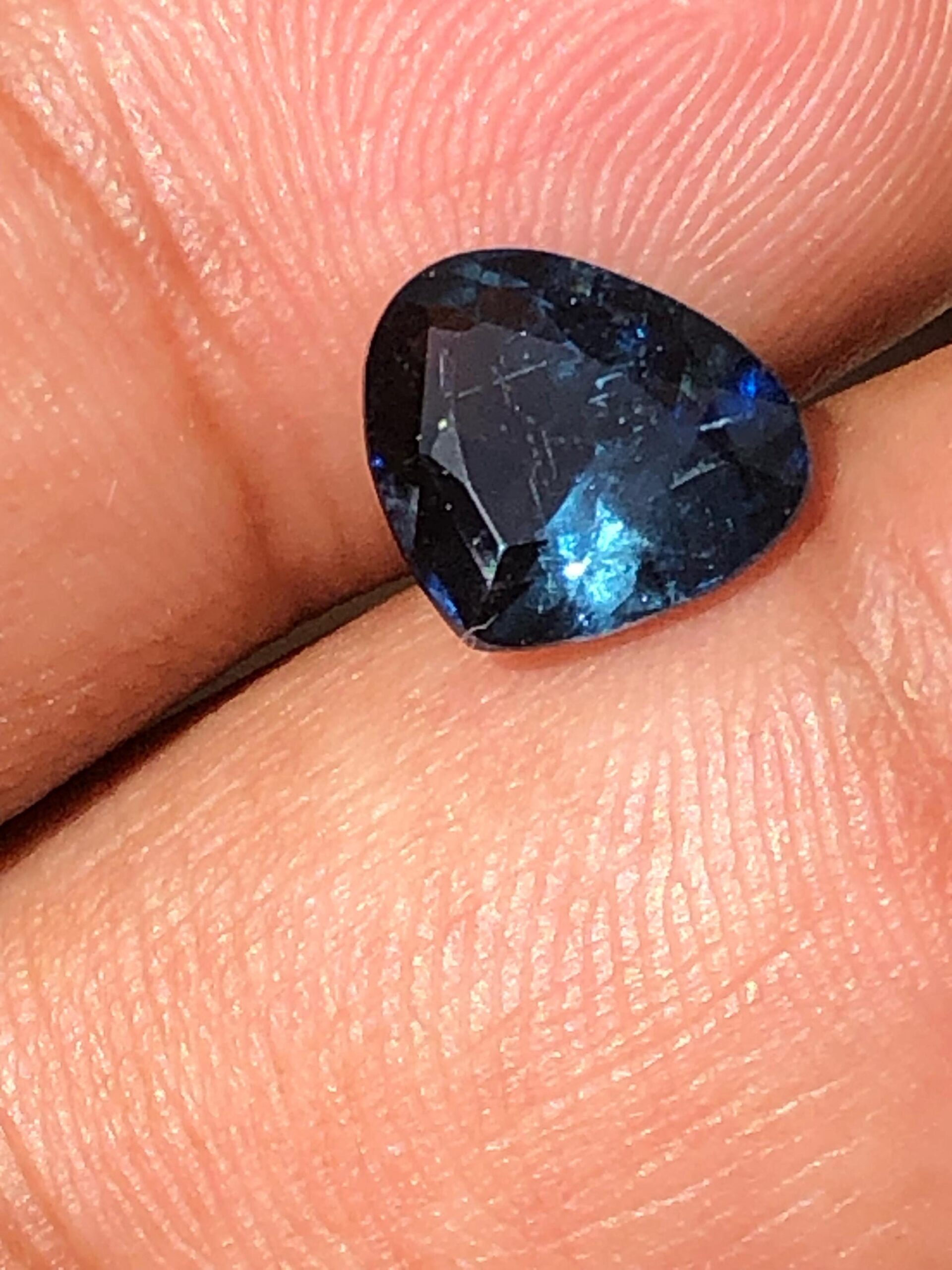 1.95 Carat Natural Blue Tourmaline | Trillion Cut Loose Gemstone - Image 3