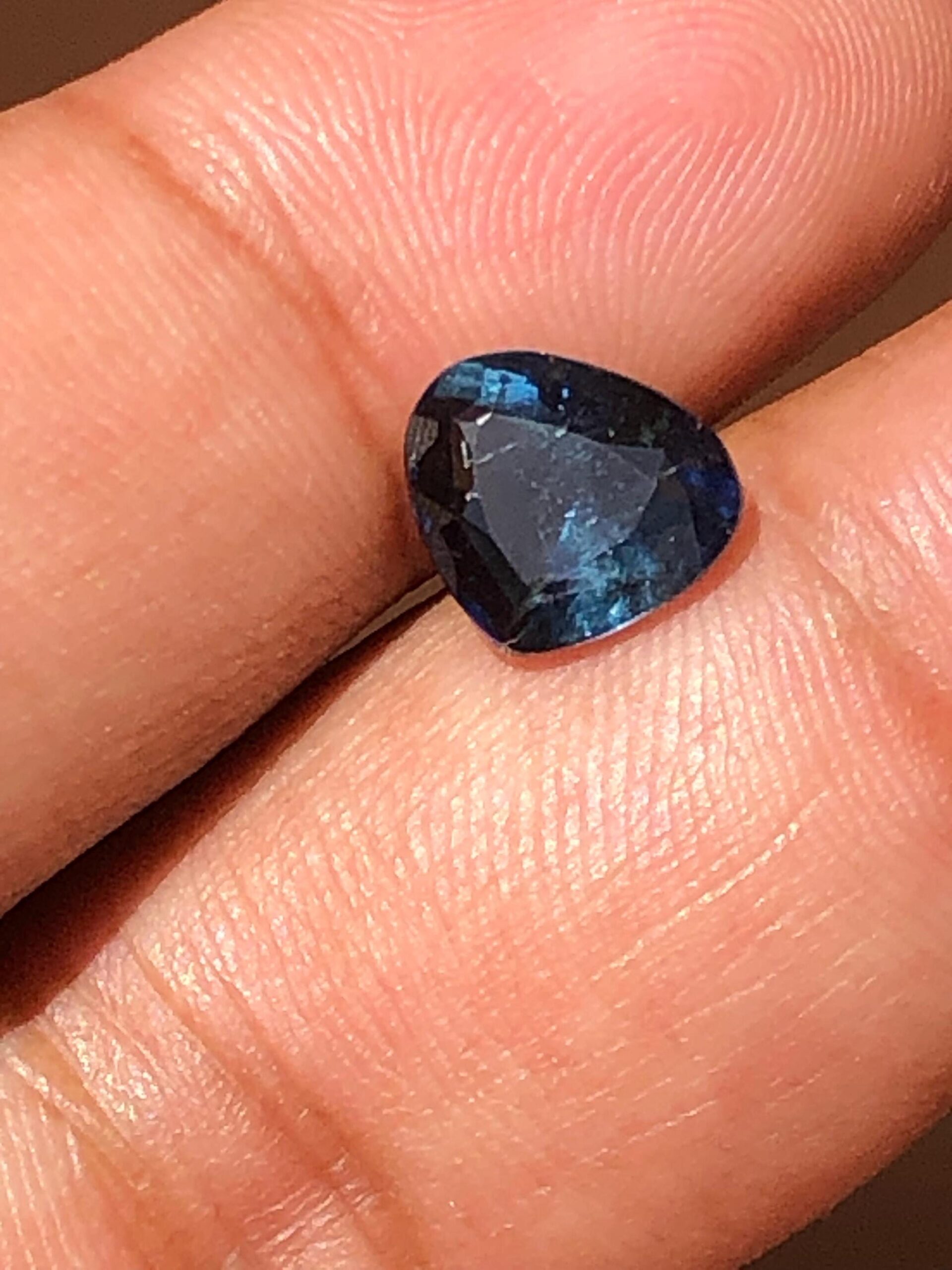 1.95 Carat Natural Blue Tourmaline | Trillion Cut Loose Gemstone - Image 4