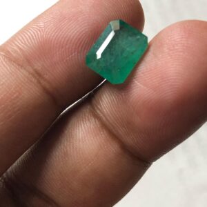 Natural Emerald Gemstone | 2.985 Carat | Emerald Cut