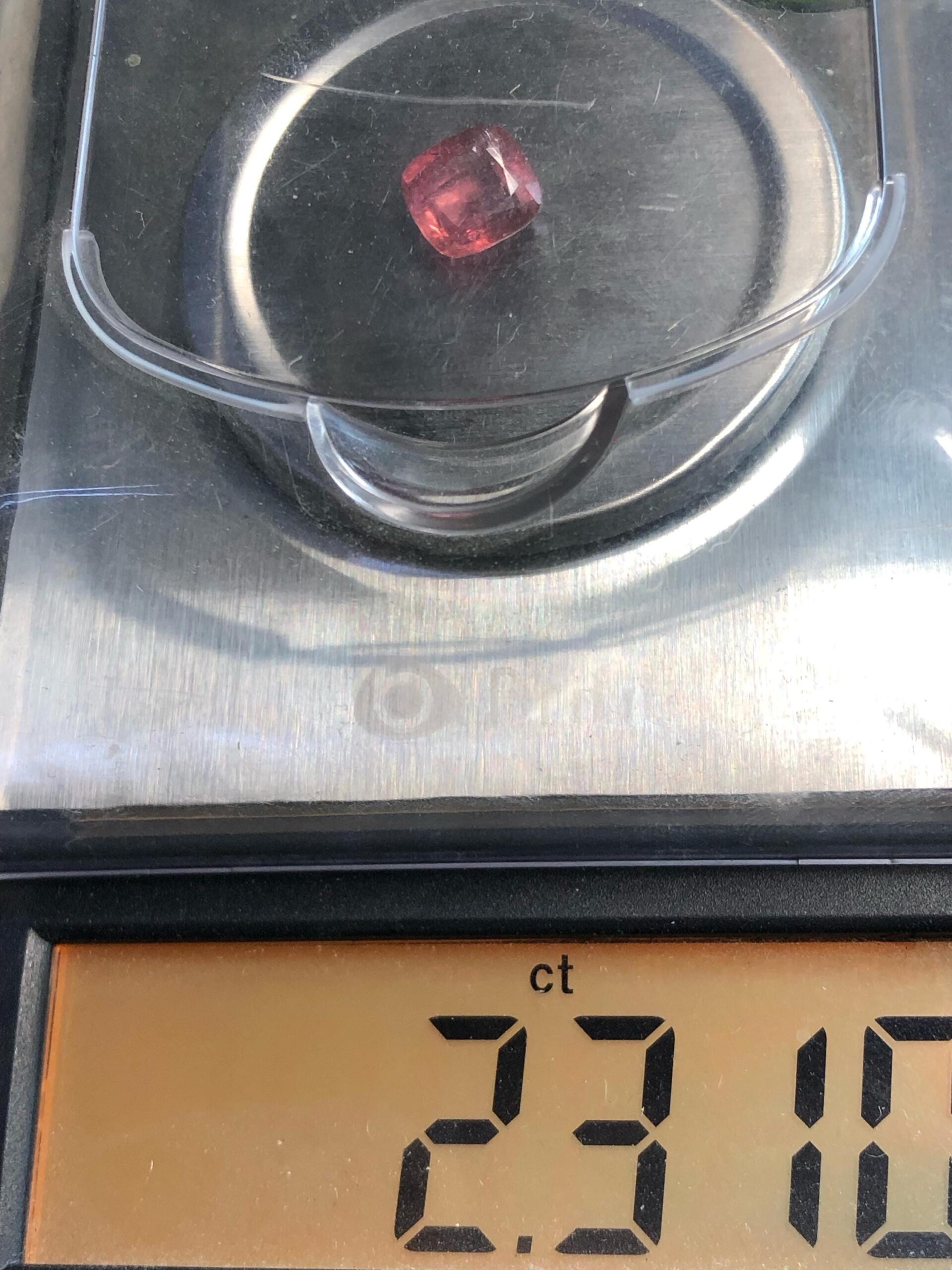 2.31 Carat Natural Pink Tourmaline Gemstone | Cushion Cut Loose Tourmaline - Image 4
