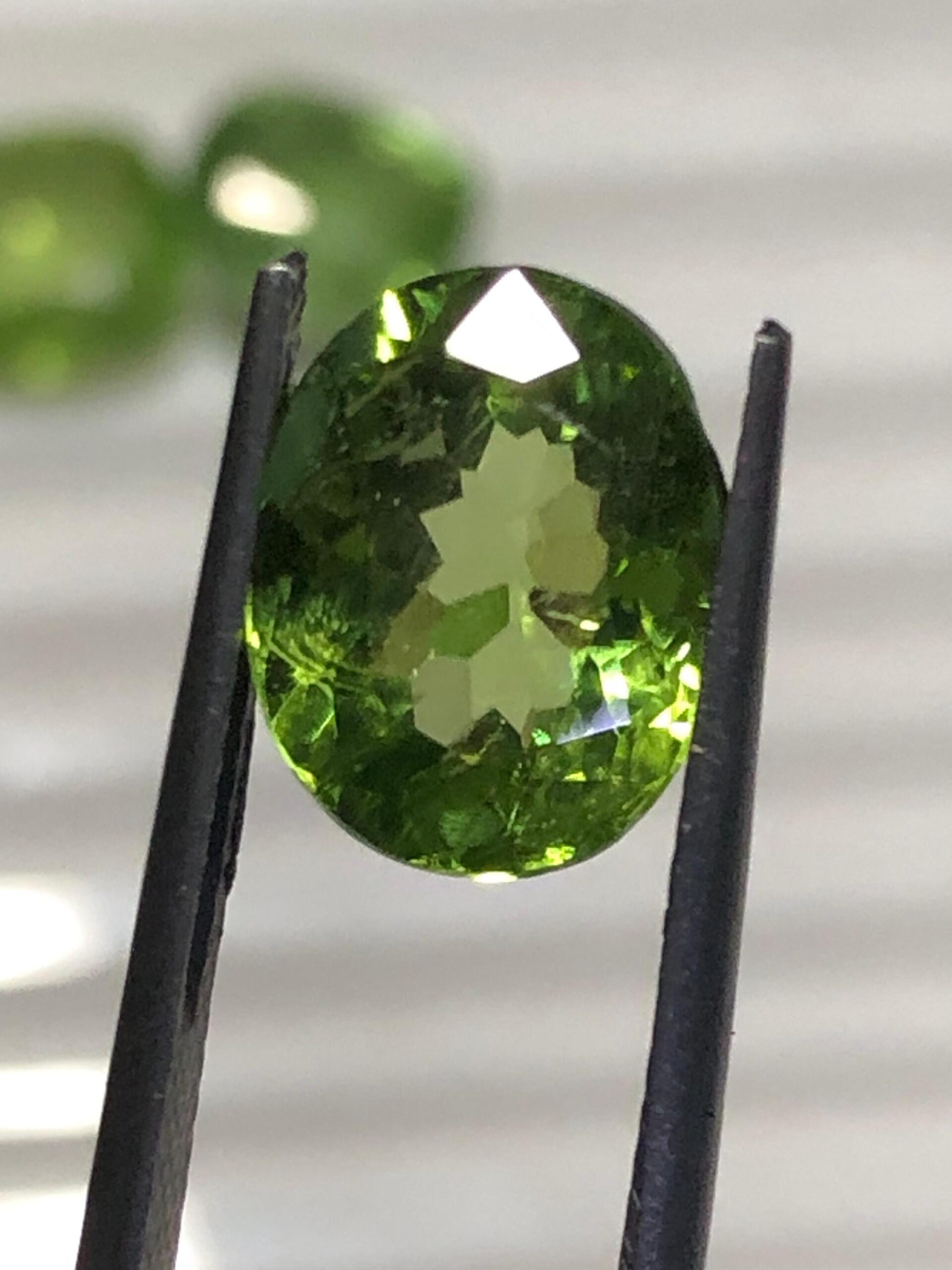 4.220 Ct Natural Peridot – Supat Valley Green Gemstone – Loose Faceted for Ring - Image 4