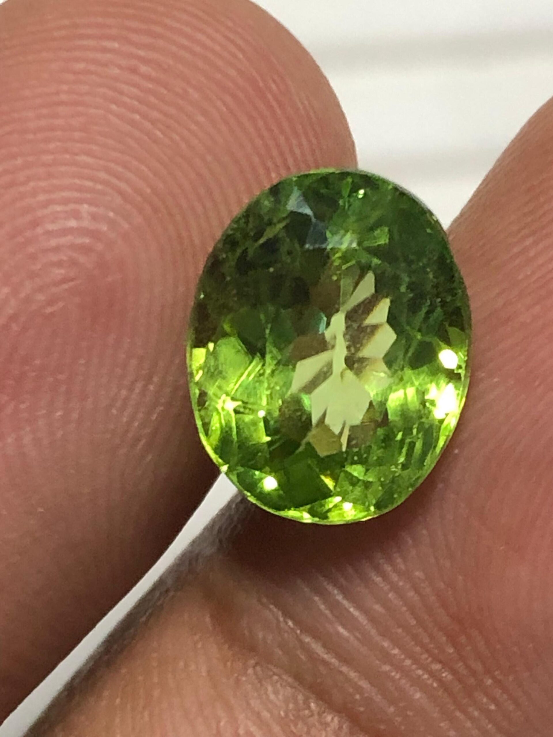4.220 Ct Natural Peridot – Supat Valley Green Gemstone – Loose Faceted for Ring - Image 6