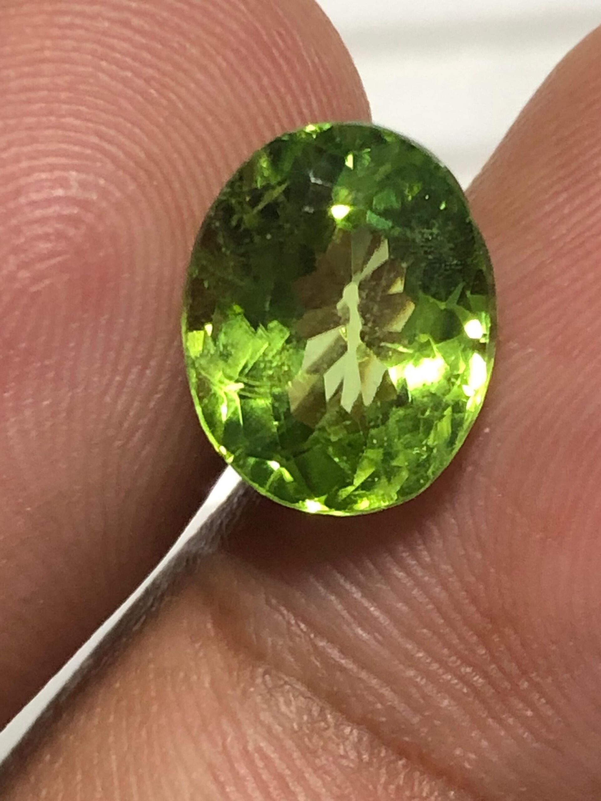 4.220 Ct Natural Peridot – Supat Valley Green Gemstone – Loose Faceted for Ring - Image 3