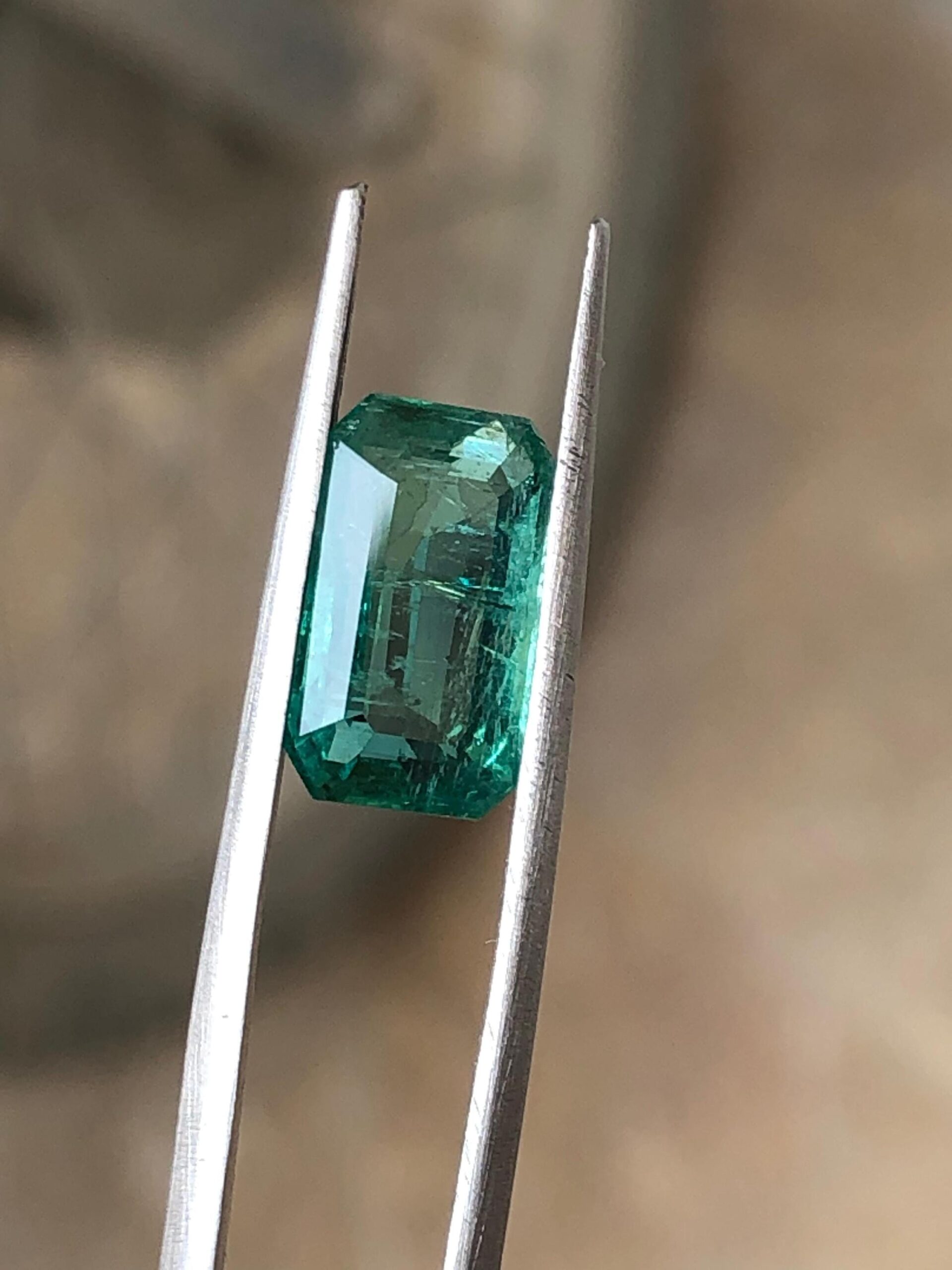 4.7 Carat Natural Emerald Cut Loose Gemstone | certified | mine zambia - Image 5