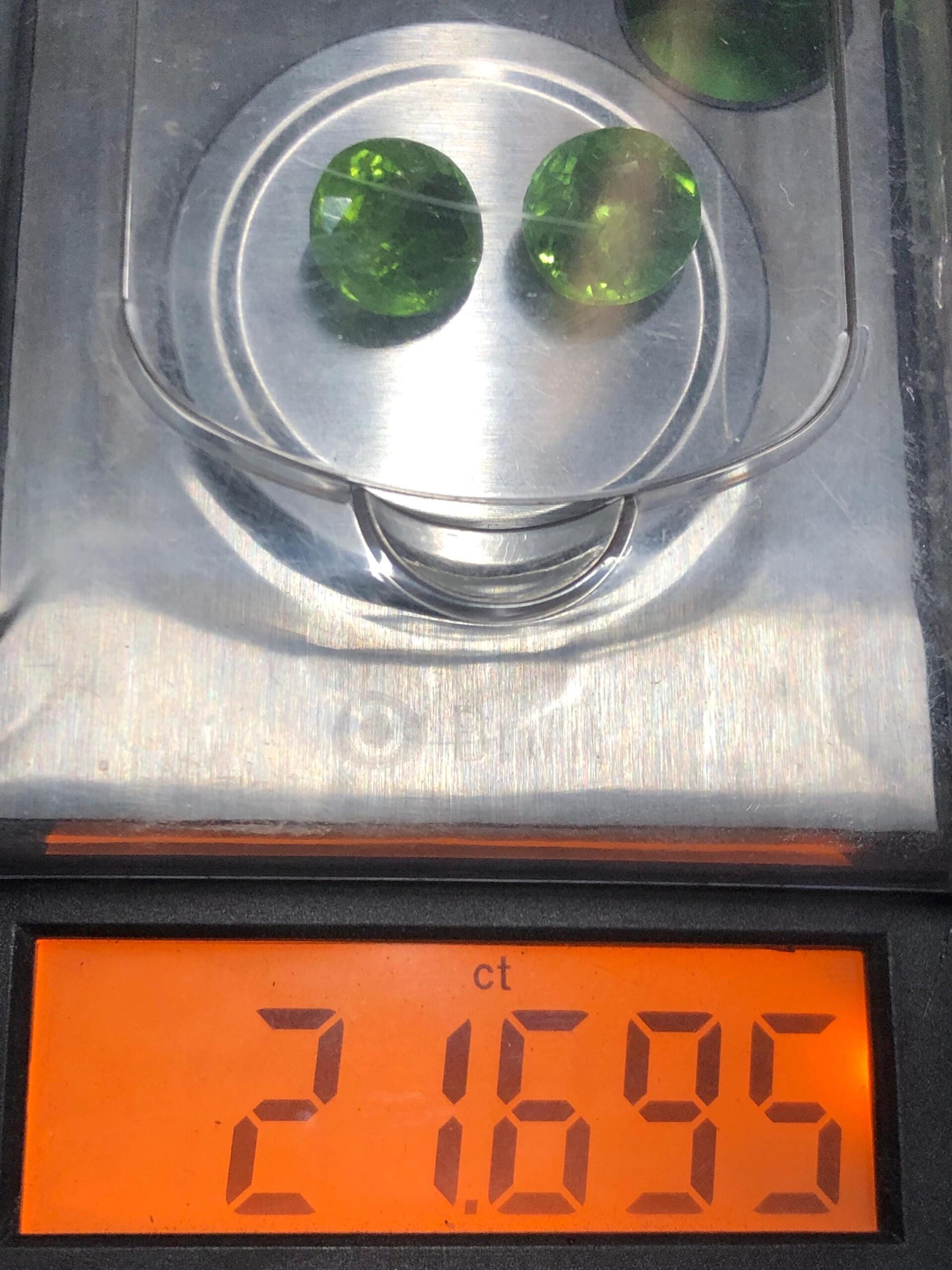 21.695 Carat Oval Cut Peridot Pair | Natural Green Gemstones | Loose Pair for Earrings - Image 5