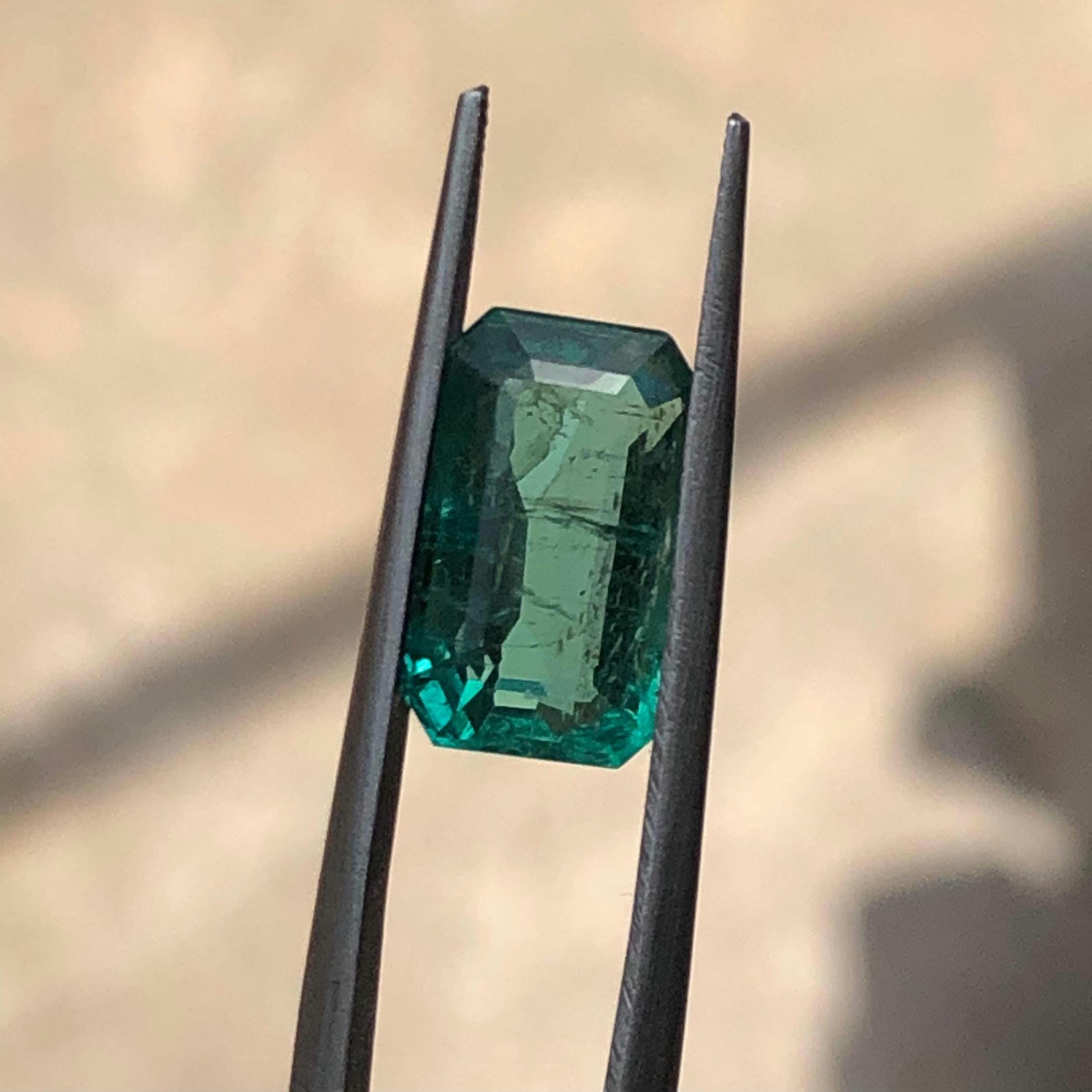 4.7 Carat Natural Emerald Cut Loose Gemstone | certified | mine zambia - Image 4