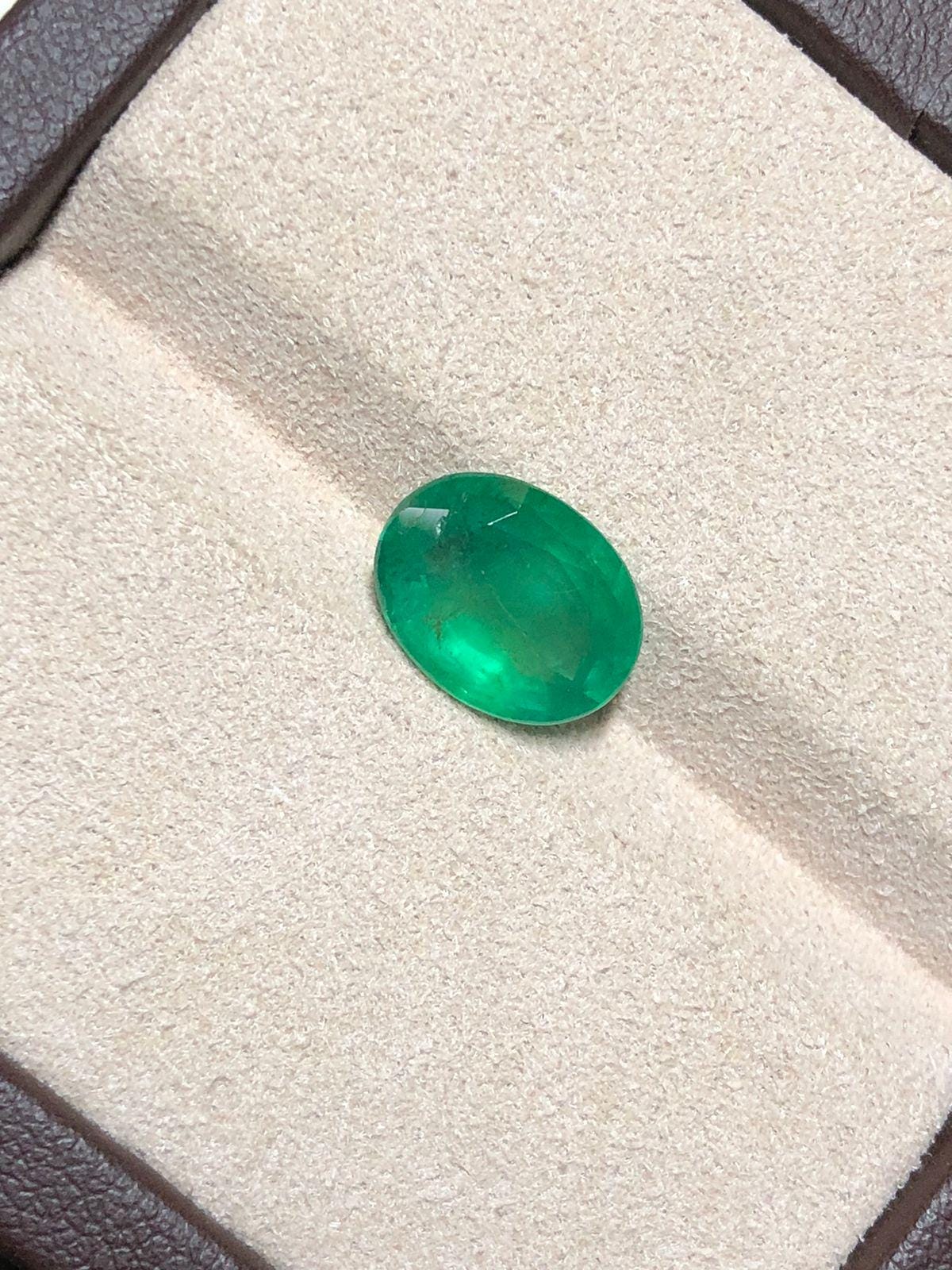Zambian Emerald 3.250 Carat | Natural Loose Gemstone | Polished Green Stone for Jewelry - Image 5