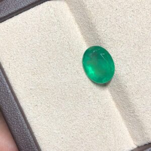 Zambian Emerald 3.250 Carat | Natural Loose Gemstone | Polished Green Stone for Jewelry