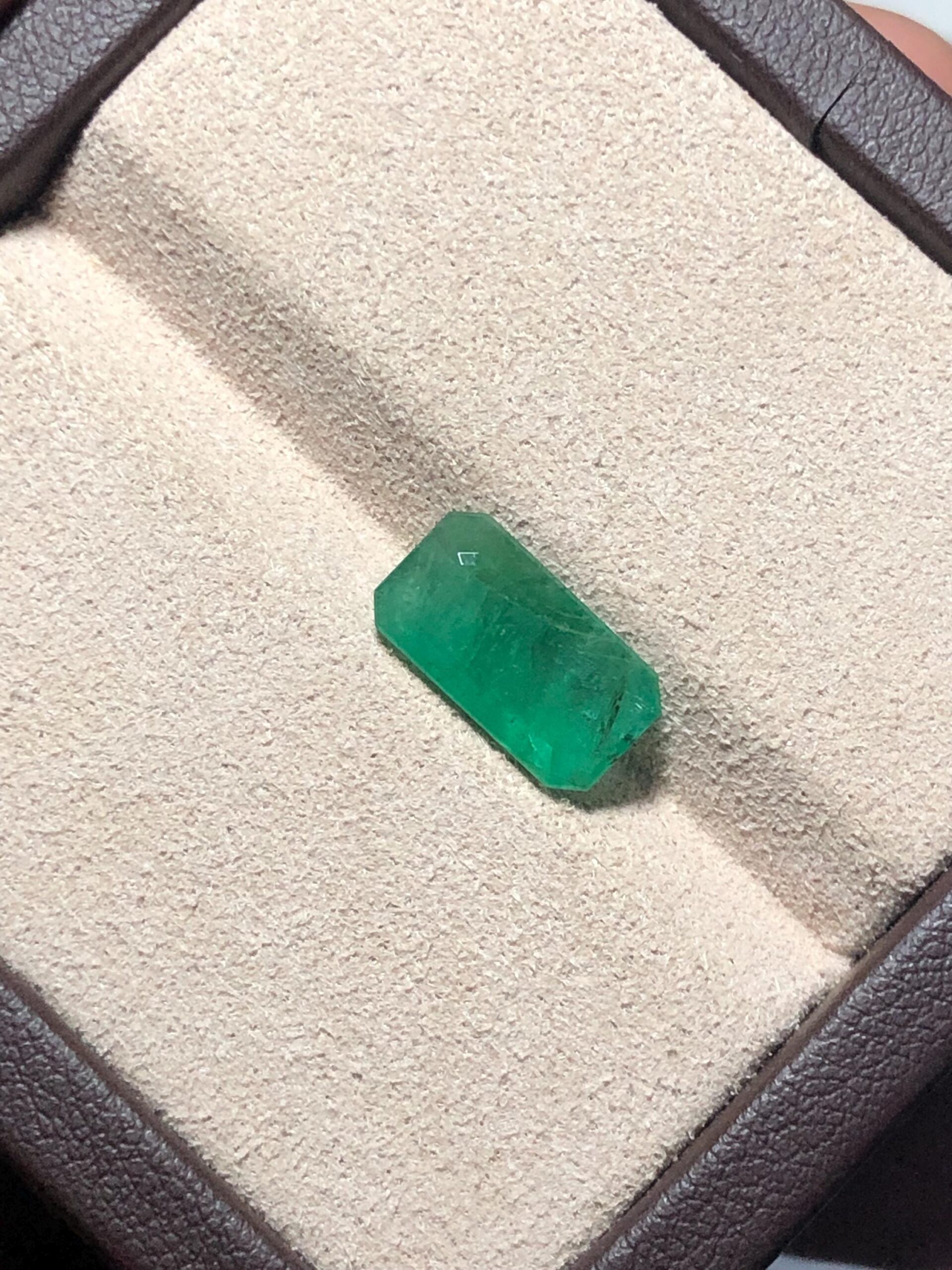 3.79 Carat Emerald | Natural Green Emerald Cut Gemstone - Image 3