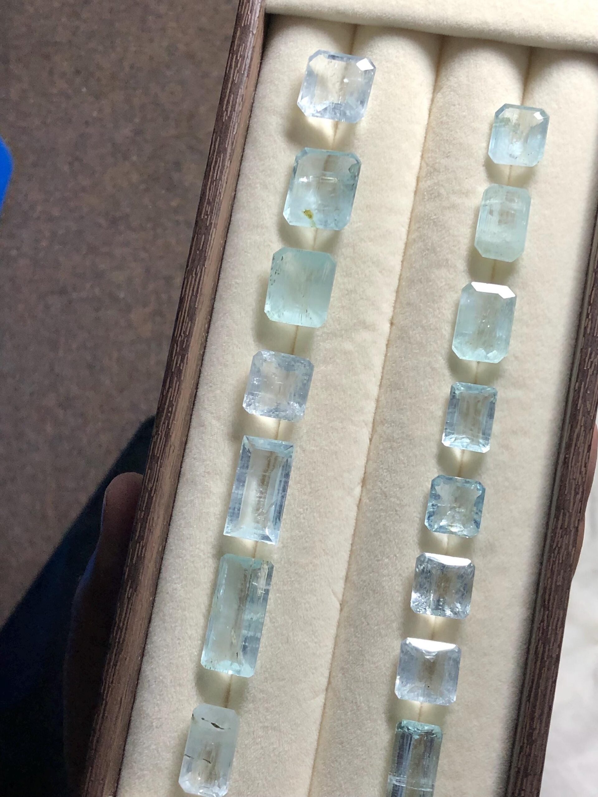 Large Emerald Cut Aquamarine Gemstone | Light Blue Jewelry Stone - Image 5