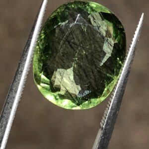 Natural 5.475 Carat Peridot Gemstone | Cushion Cut Green Peridot