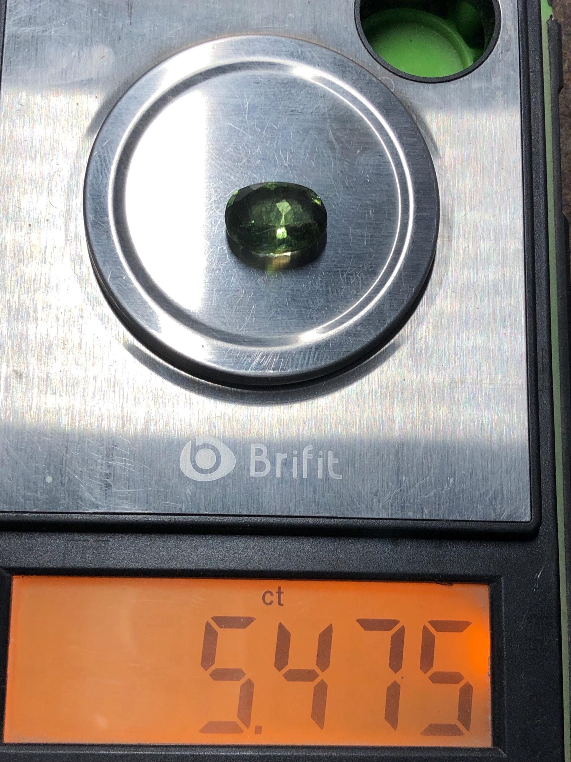 Natural 5.475 Carat Peridot Gemstone | Cushion Cut Green Peridot - Image 8