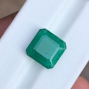 5.785 Carat Emerald Loose Green Gemstone Oval Cut - Origin Zambia