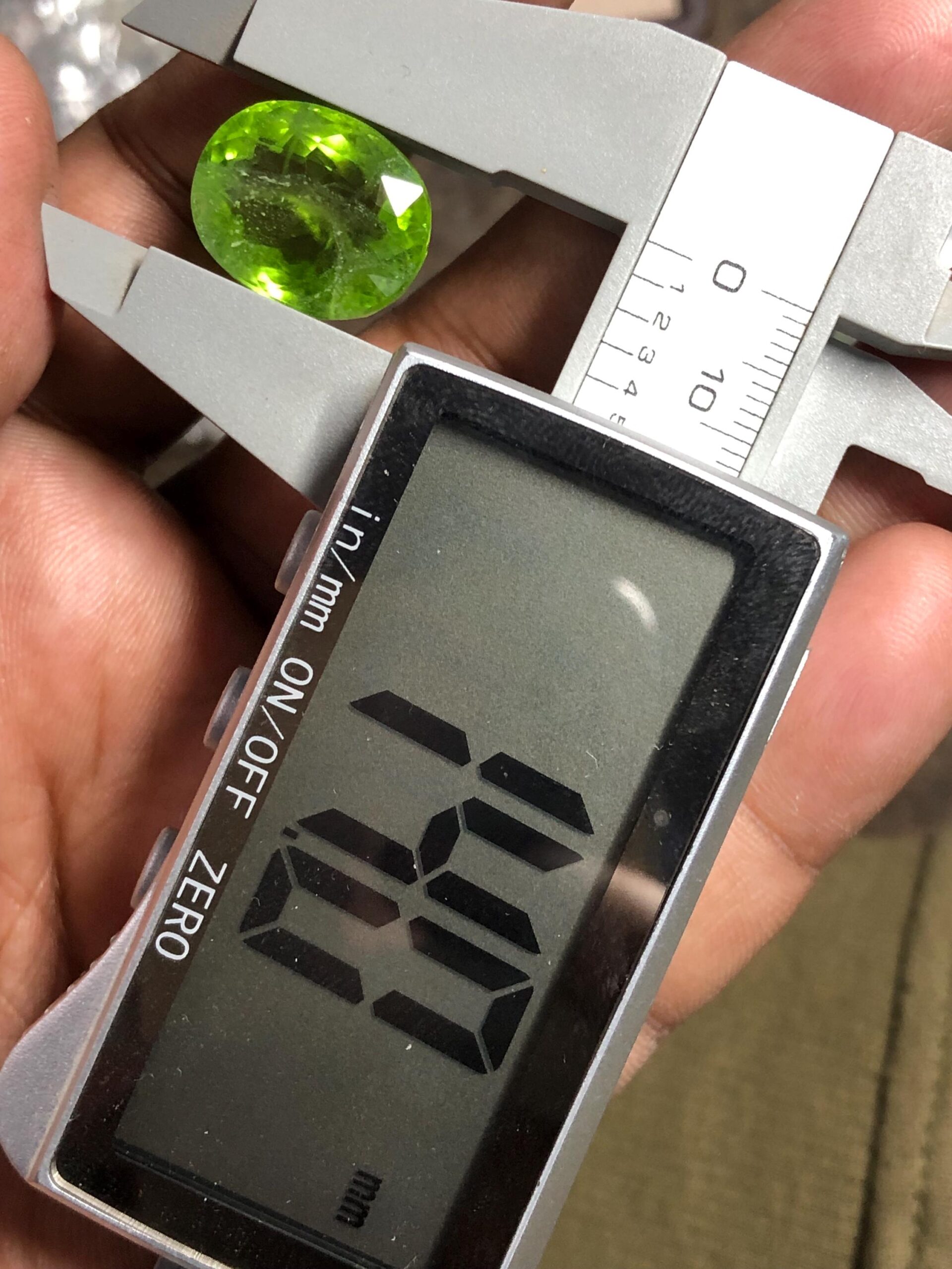 19.92 Carat Natural Peridot Loose Gemstone | Vibrant Green Cushion Cut Peridot for Jewelry Making | High-Quality Collector’s Stone - Image 7