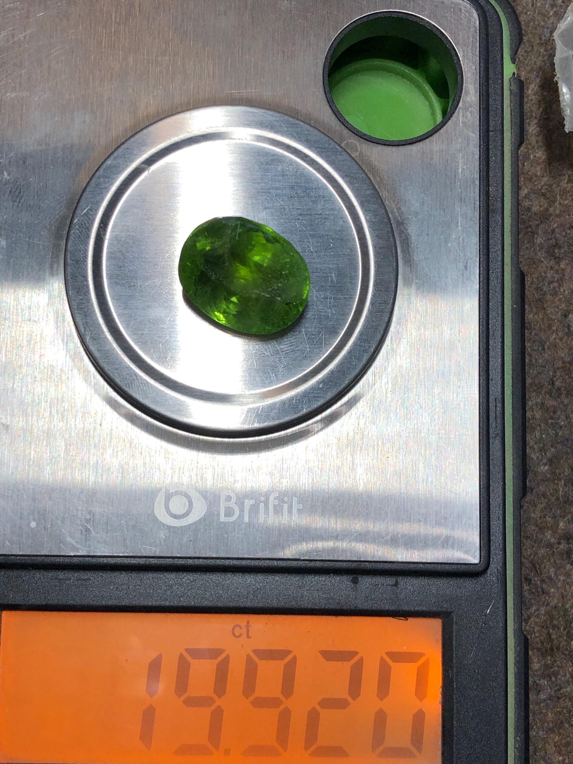 19.92 Carat Natural Peridot Loose Gemstone | Vibrant Green Cushion Cut Peridot for Jewelry Making | High-Quality Collector’s Stone - Image 9