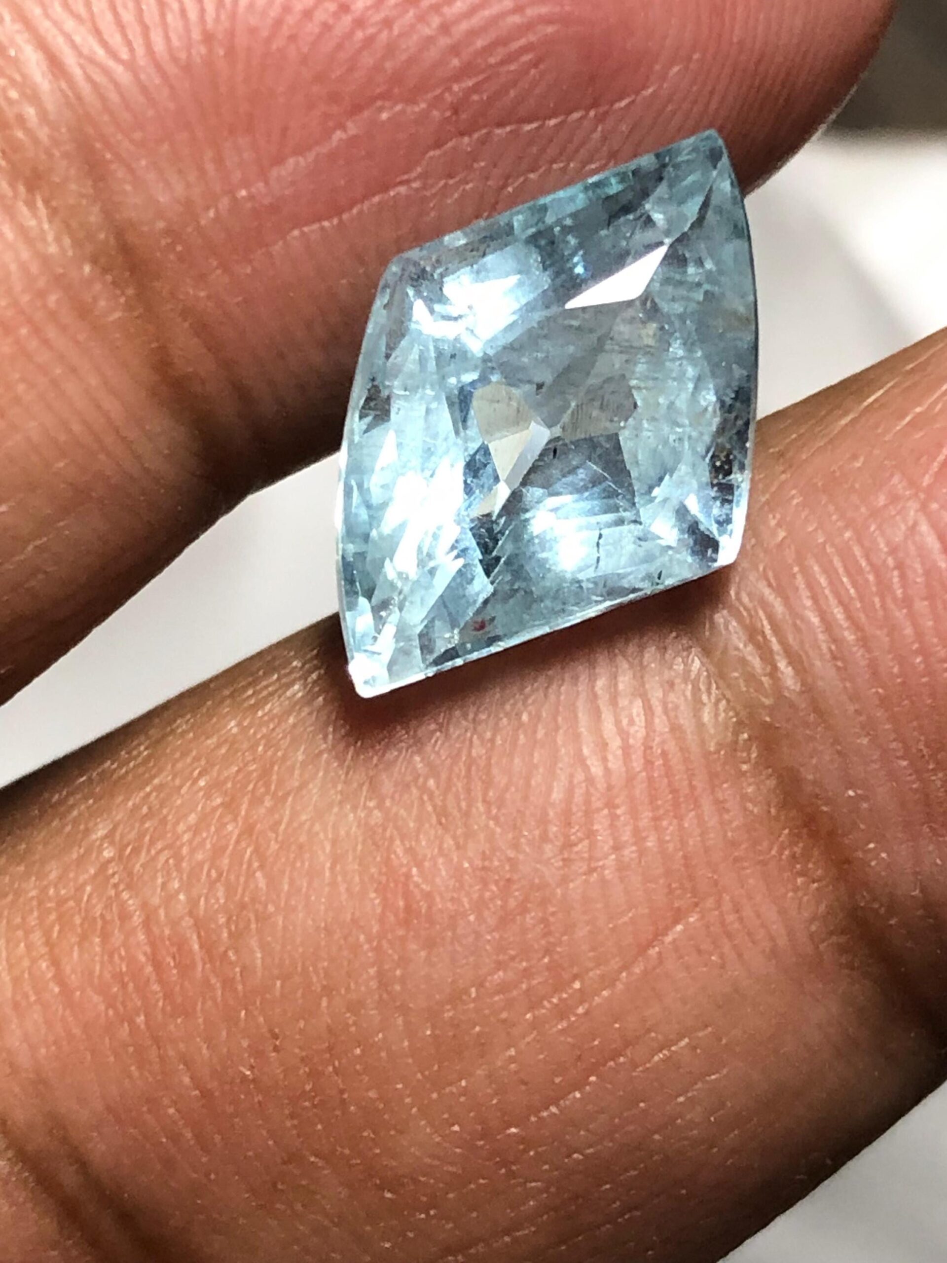 5.925 ct Natural Aquamarine – Kite Cut – Loose Gemstone for Jewelry Making - Image 7