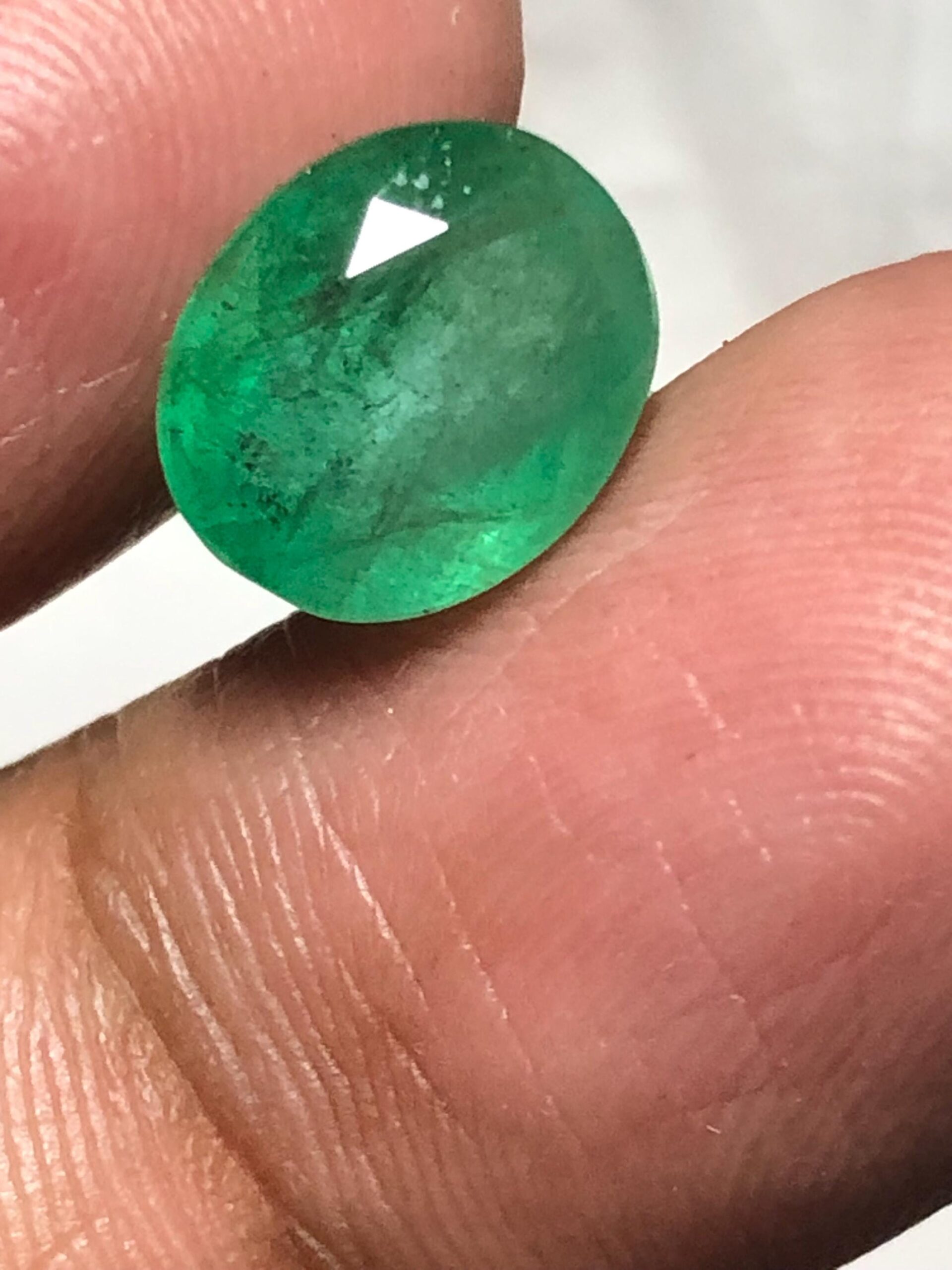 3.845 Ct Natural Zambian Emerald Oval Cut | Loose Green Emerald Gemstone | May Birthstone - Image 4