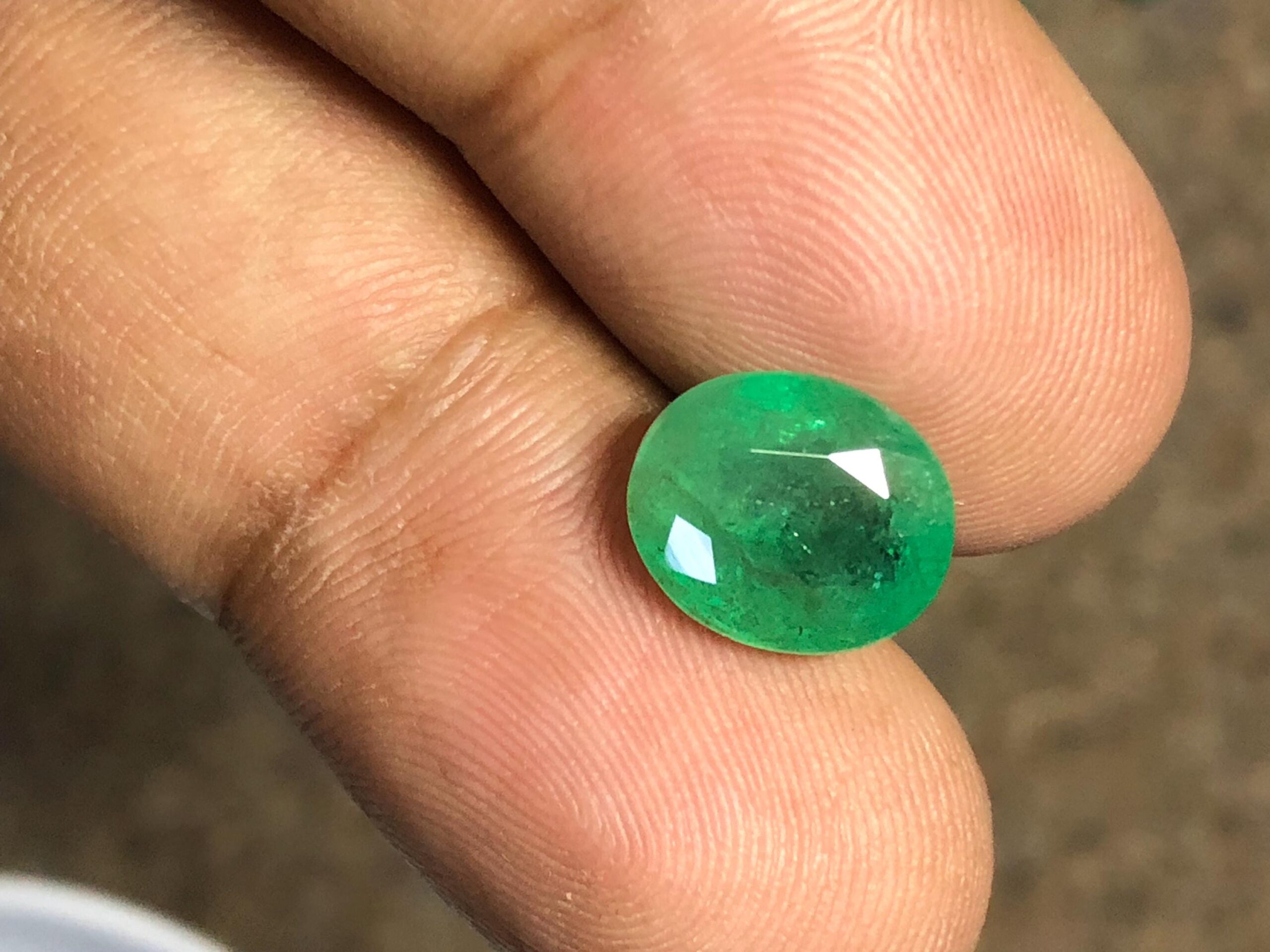 3.845 Ct Natural Zambian Emerald Oval Cut | Loose Green Emerald Gemstone | May Birthstone - Image 5