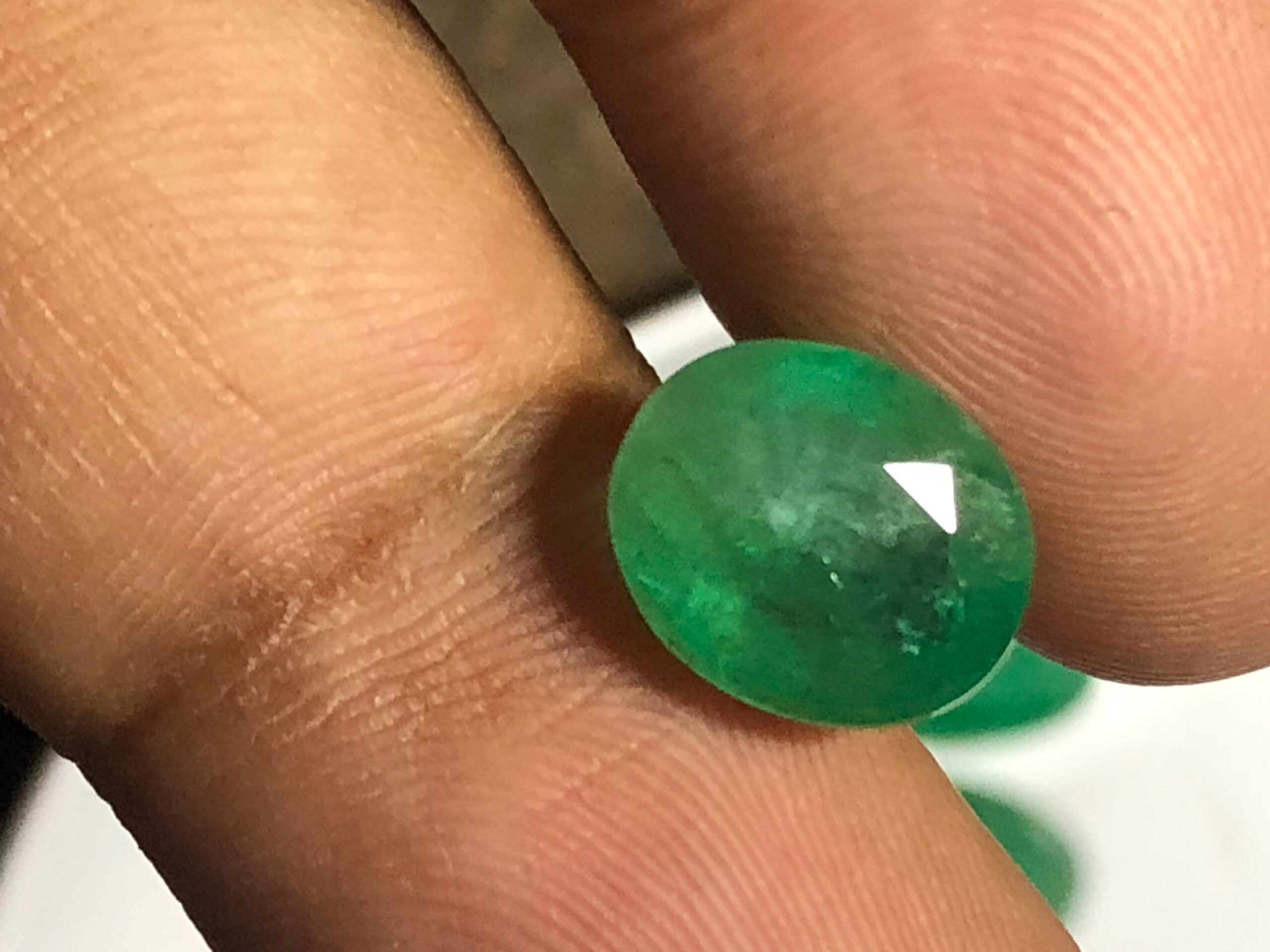 3.845 Ct Natural Zambian Emerald Oval Cut | Loose Green Emerald Gemstone | May Birthstone - Image 6