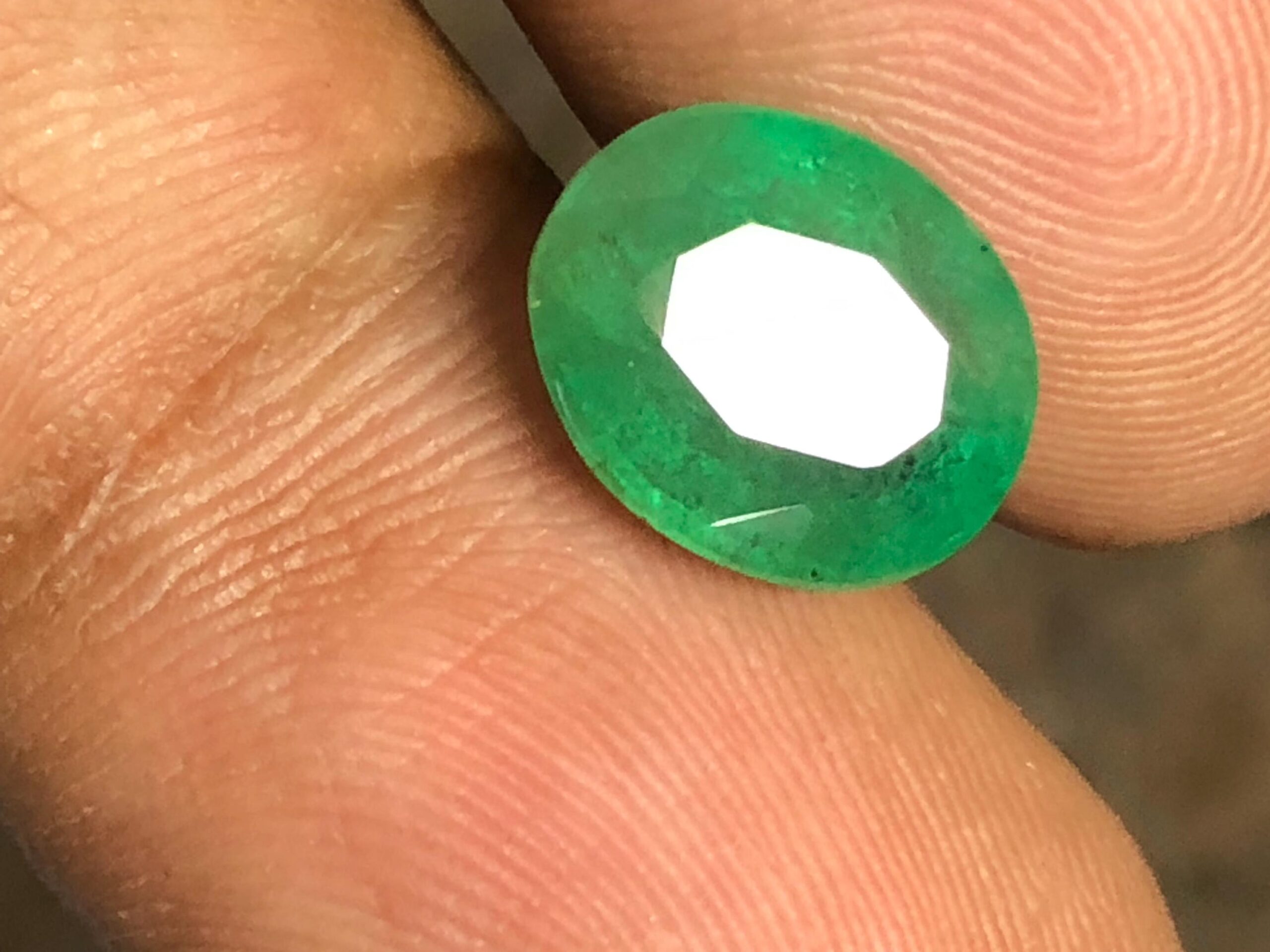 3.845 Ct Natural Zambian Emerald Oval Cut | Loose Green Emerald Gemstone | May Birthstone - Image 7