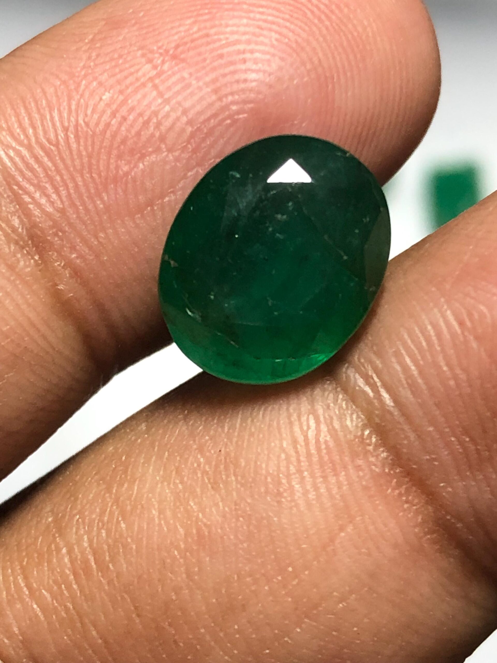 5.365 Ct Natural Zambian Emerald Oval Cut | Genuine Green Emerald Gemstone | Loose Emerald for Ring Pendant | May Birthstone - Image 5