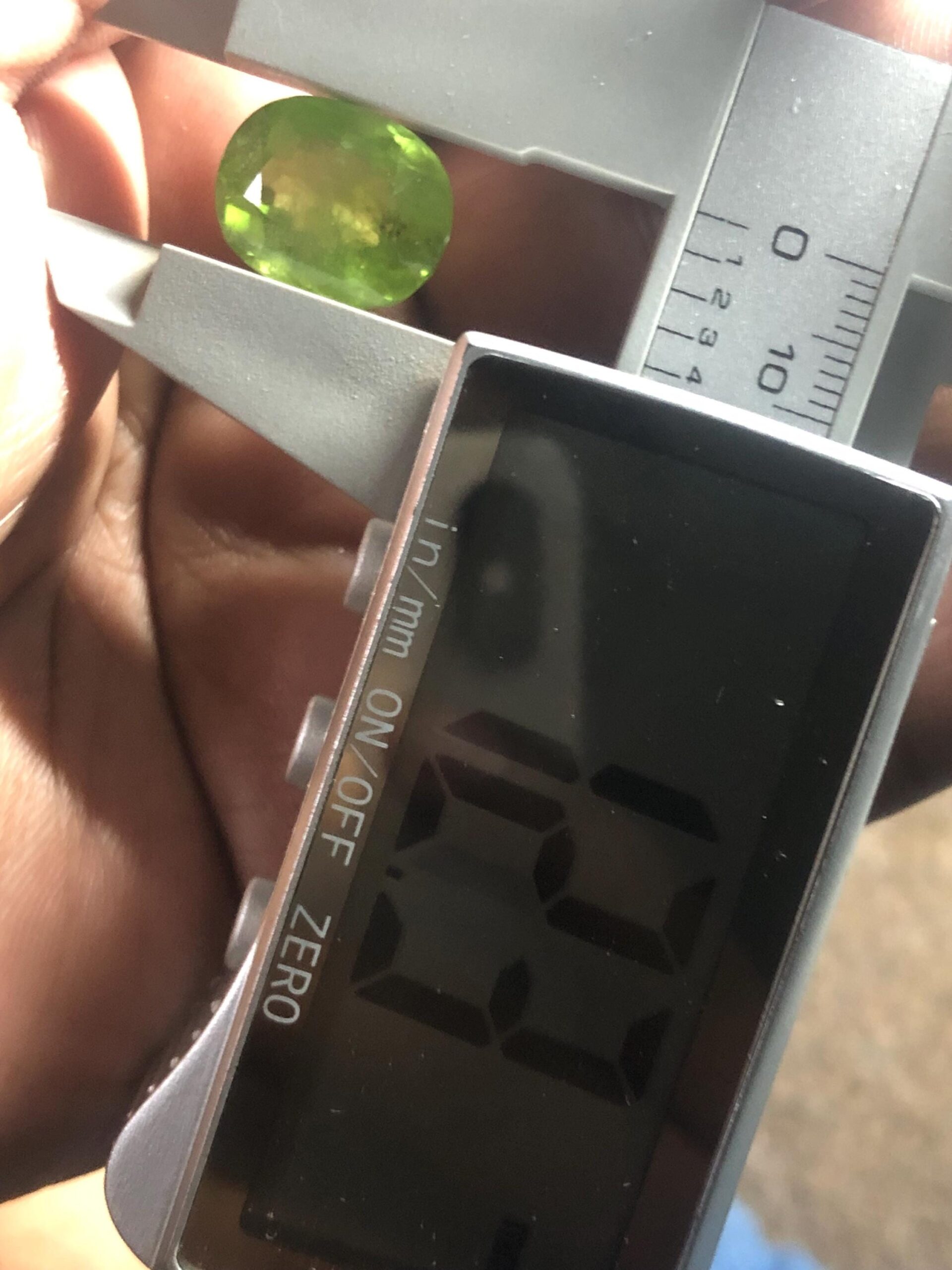 12.94 Carat Natural Peridot Gemstone |pakistan mine supat valley: Oval Cut Green Gem - Image 7