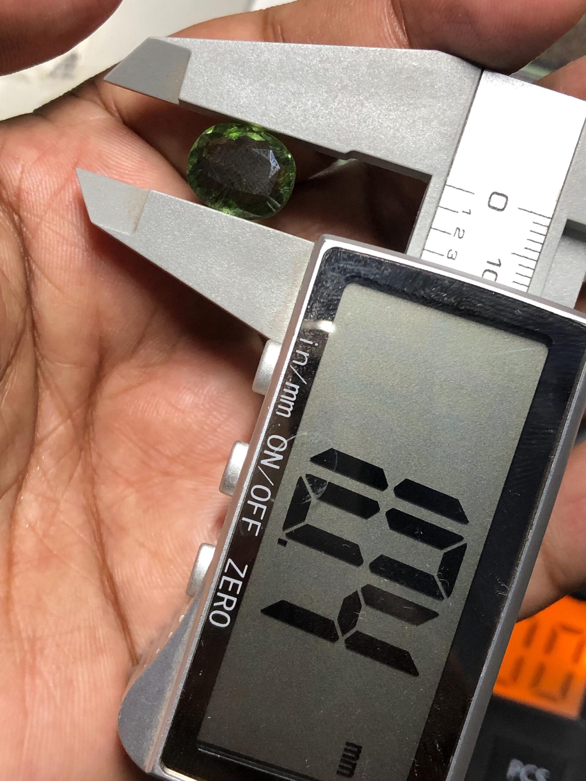 Natural 5.475 Carat Peridot Gemstone | Cushion Cut Green Peridot - Image 7