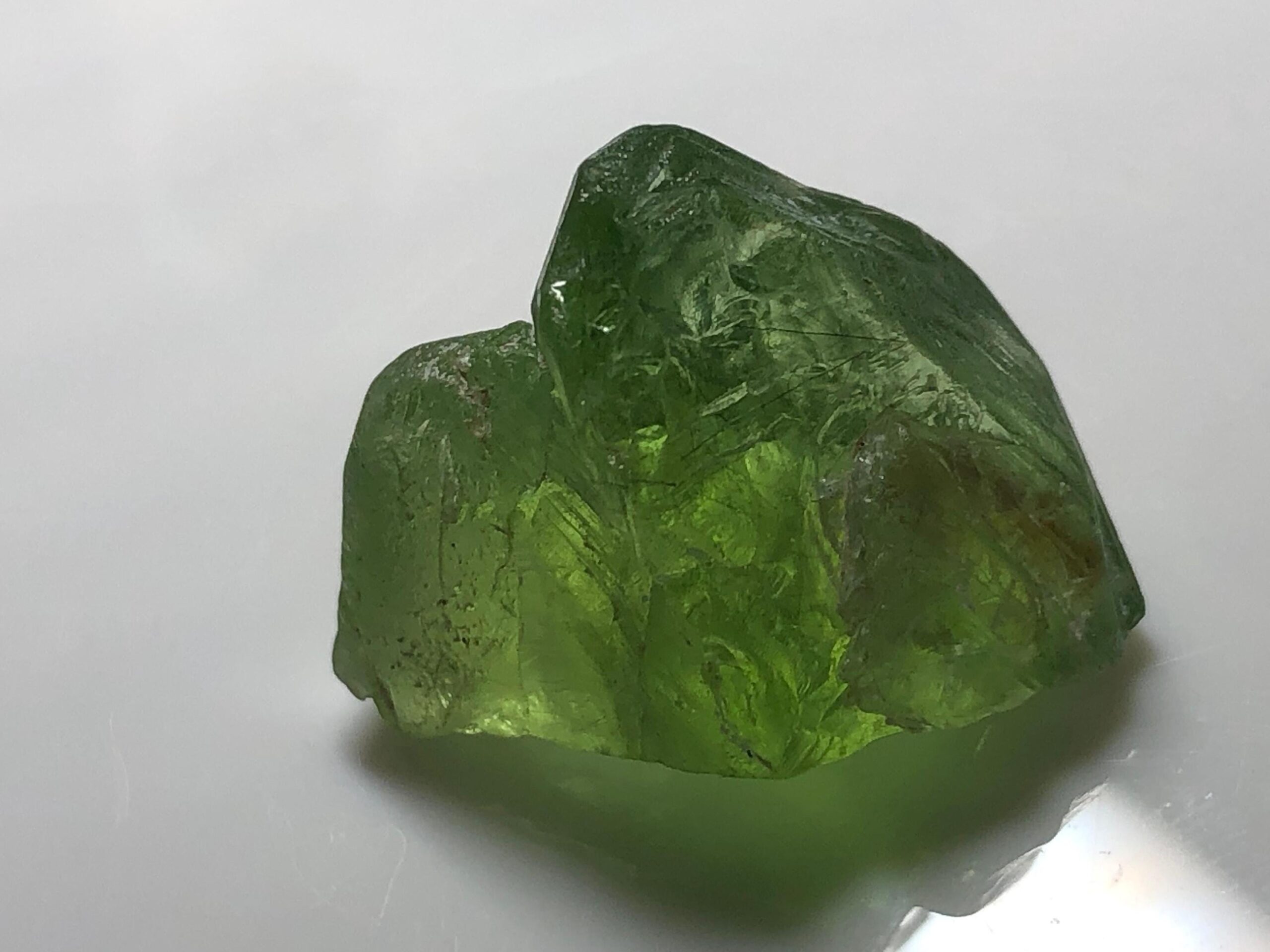 Natural Peridot Rough Crystal 31.55 Ct | Suppat Valley Pakistan | Green Olivine Gemstone | Faceting Rough - Image 9