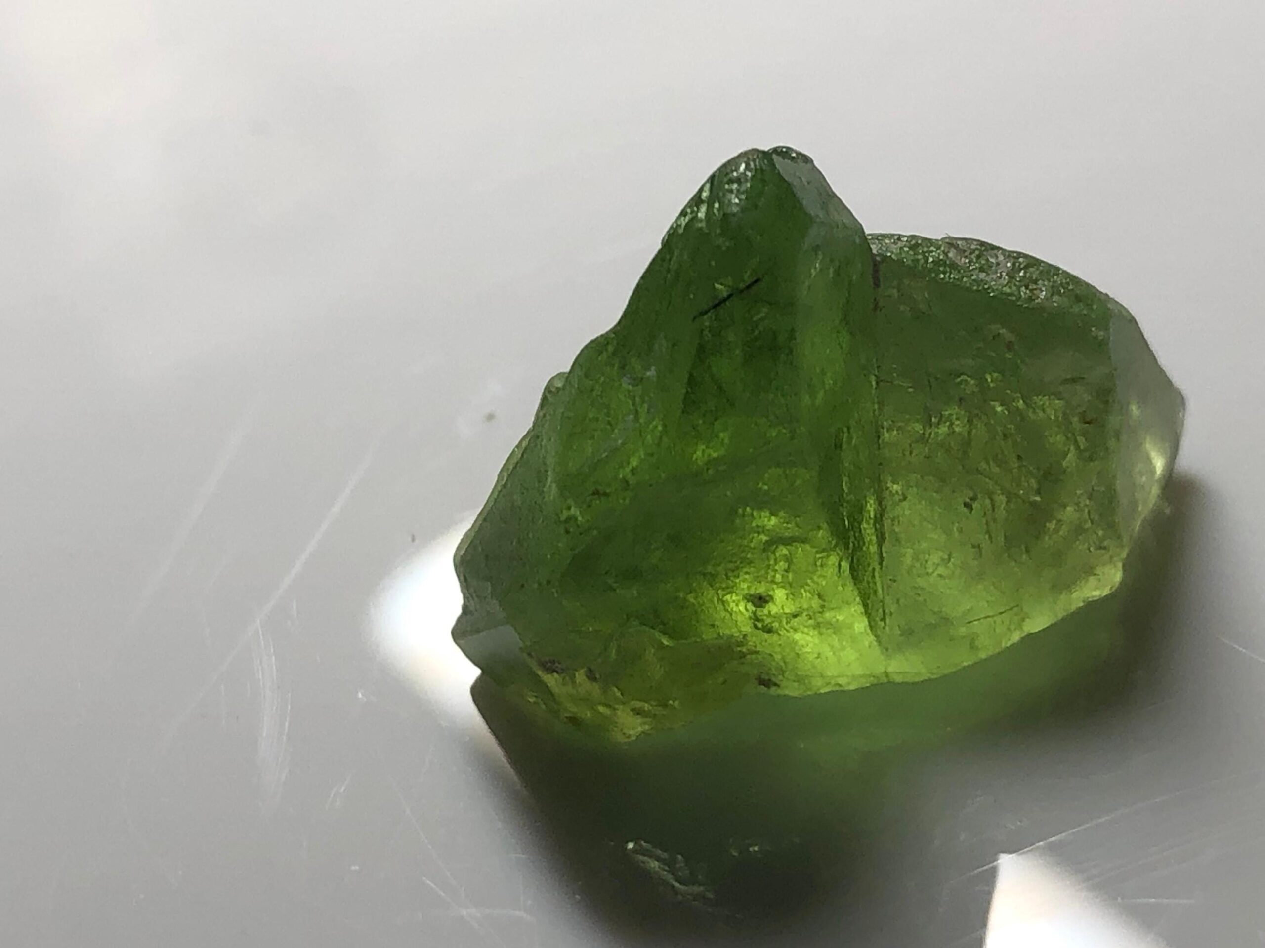 Natural Peridot Rough Crystal 31.55 Ct | Suppat Valley Pakistan | Green Olivine Gemstone | Faceting Rough - Image 5