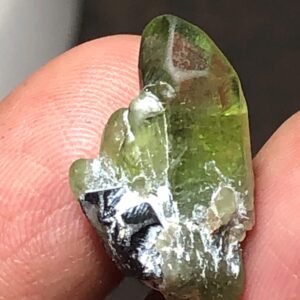 Natural Peridot Crystal Rough 15.15 Carat | Supat Valley Pakistan | Green Olivine Gemstone Specimen