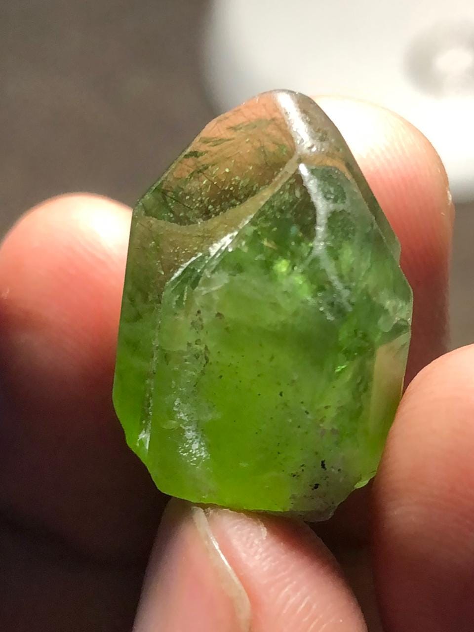 Natural Peridot Crystal 37.11Ct | Supat Valley Pakistan | Raw Green Peridot Gemstone | August Birthstone - Image 4