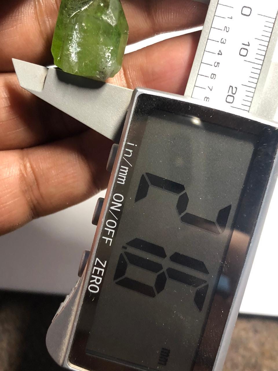 Natural Peridot Crystal 37.11Ct | Supat Valley Pakistan | Raw Green Peridot Gemstone | August Birthstone - Image 10
