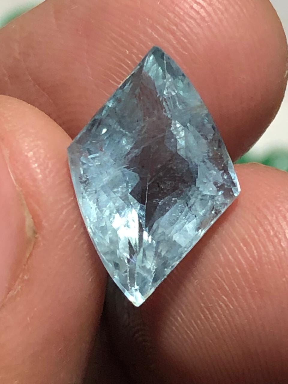 5.925 ct Natural Aquamarine – Kite Cut – Loose Gemstone for Jewelry Making - Image 8