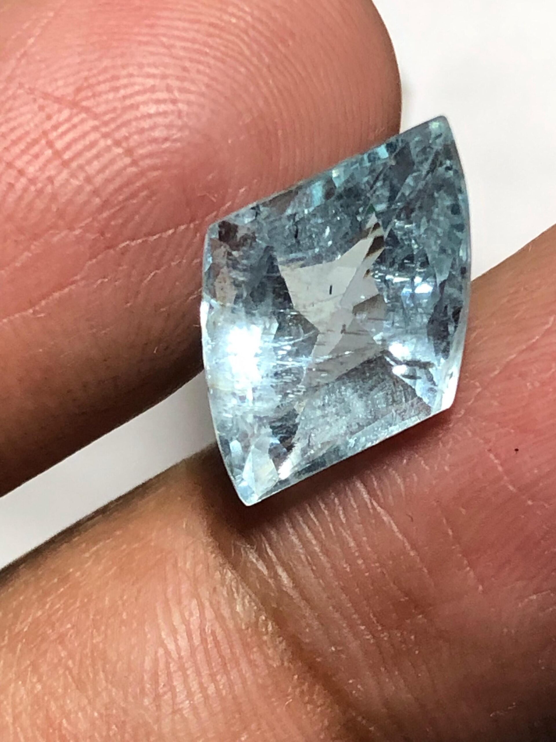 5.925 ct Natural Aquamarine – Kite Cut – Loose Gemstone for Jewelry Making - Image 6
