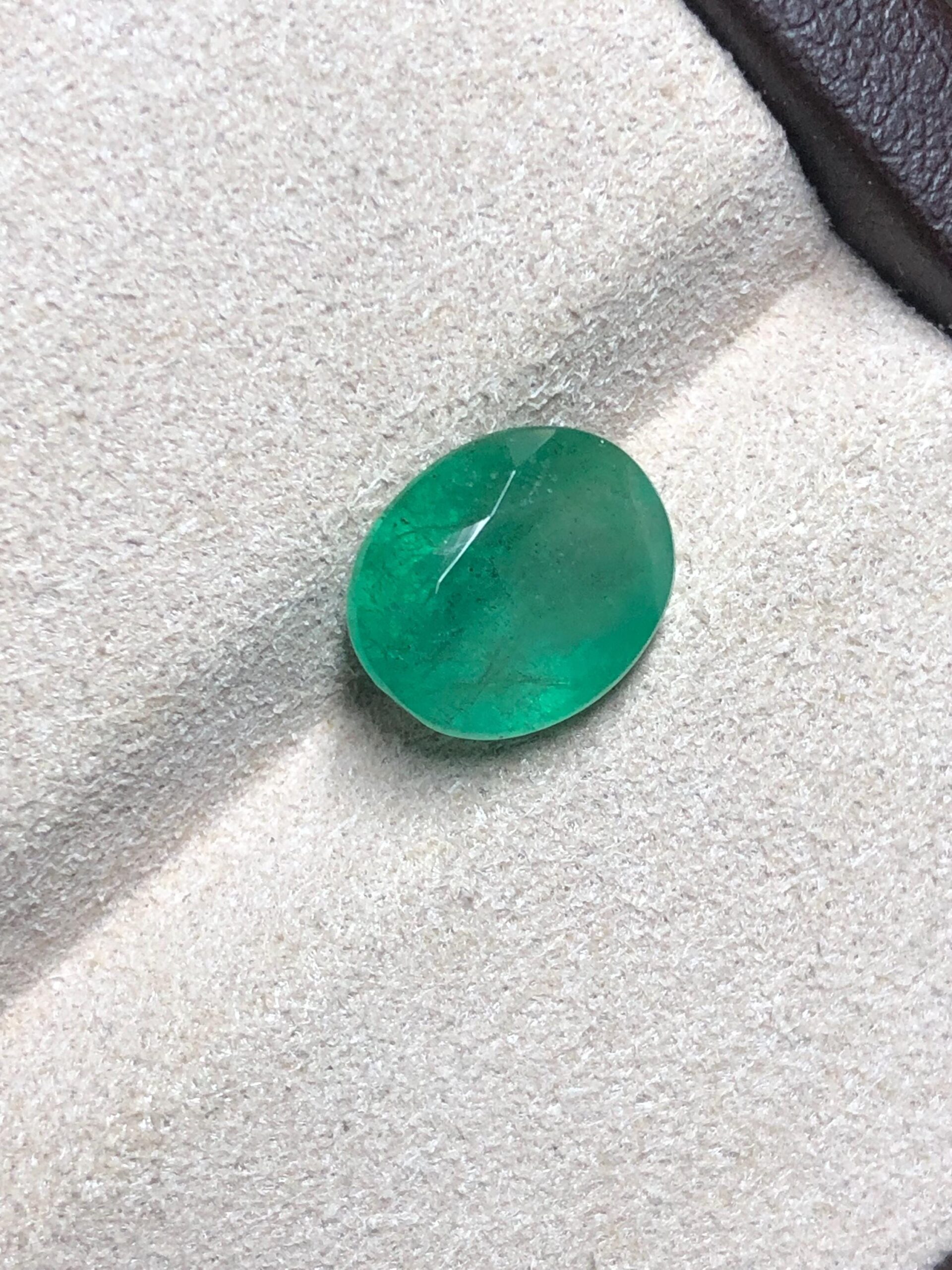 3.845 Ct Natural Zambian Emerald Oval Cut | Loose Green Emerald Gemstone | May Birthstone - Image 2